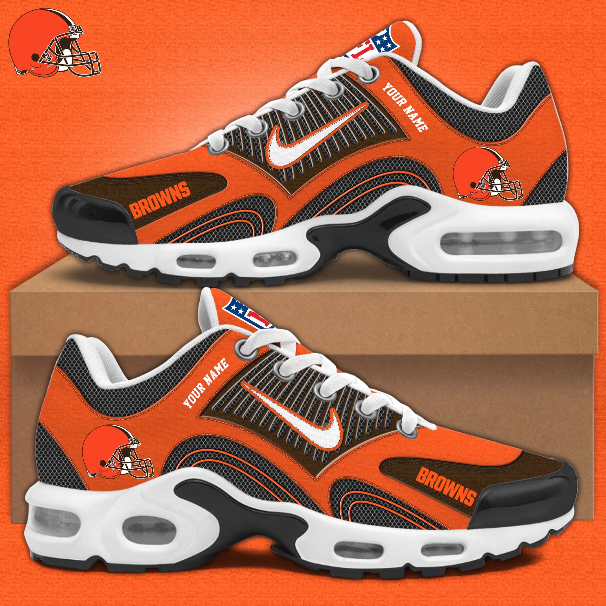 Cleveland Browns Personalized Shoes - Famjoys Cleveland Browns Personalized Shoes - Famjoys