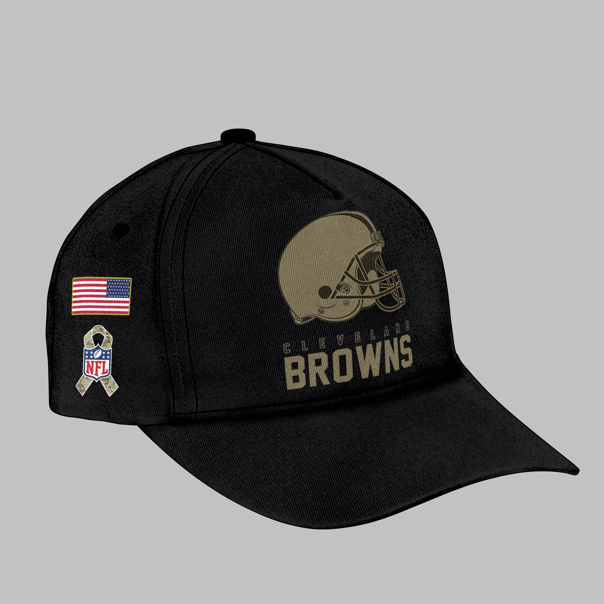 Cleveland Browns Salute To Service New Logo Hoodie - Famjoys Cleveland Browns Salute To Service New Logo Hoodie - Famjoys