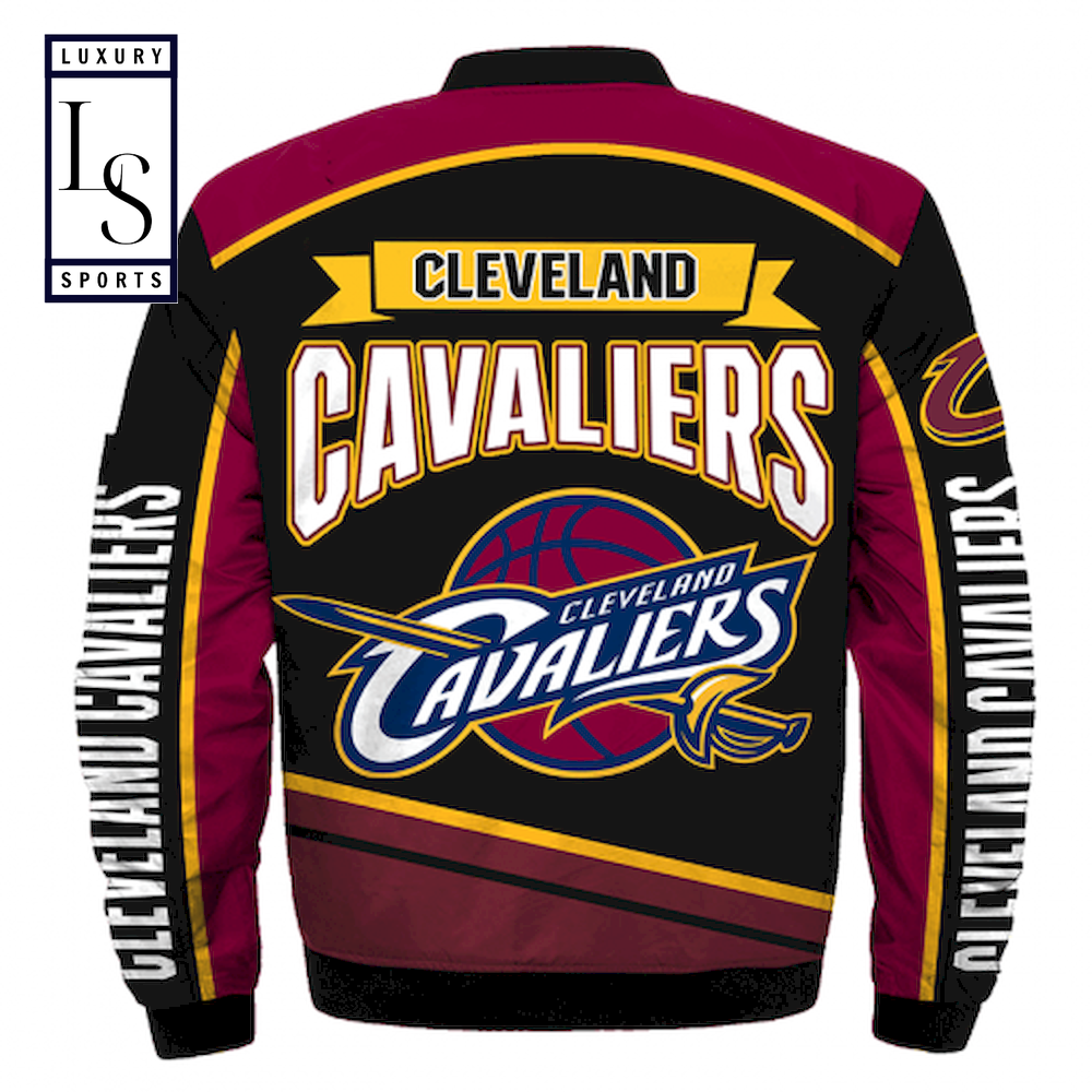Cleveland Cavaliers Bomber Jacket - Famjoys Cleveland Cavaliers Bomber Jacket - Famjoys