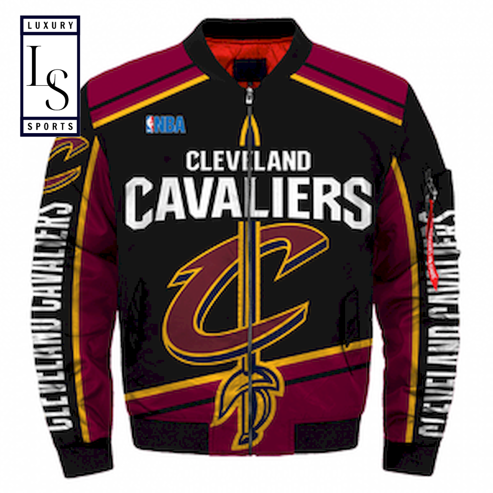Cleveland Cavaliers Bomber Jacket - Famjoys Cleveland Cavaliers Bomber Jacket - Famjoys