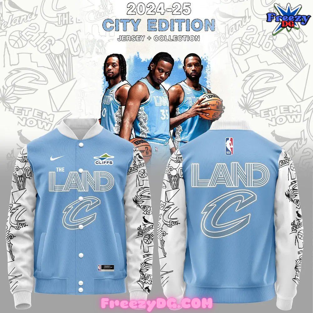 Cleveland Cavaliers City Edition 2024- Baseball Jacket - Famjoys Cleveland Cavaliers City Edition 2024- Baseball Jacket - Famjoys