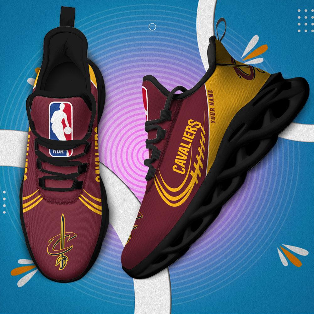 Cleveland Cavaliers Max Soul Shoes - Famjoys Cleveland Cavaliers Max Soul Shoes - Famjoys