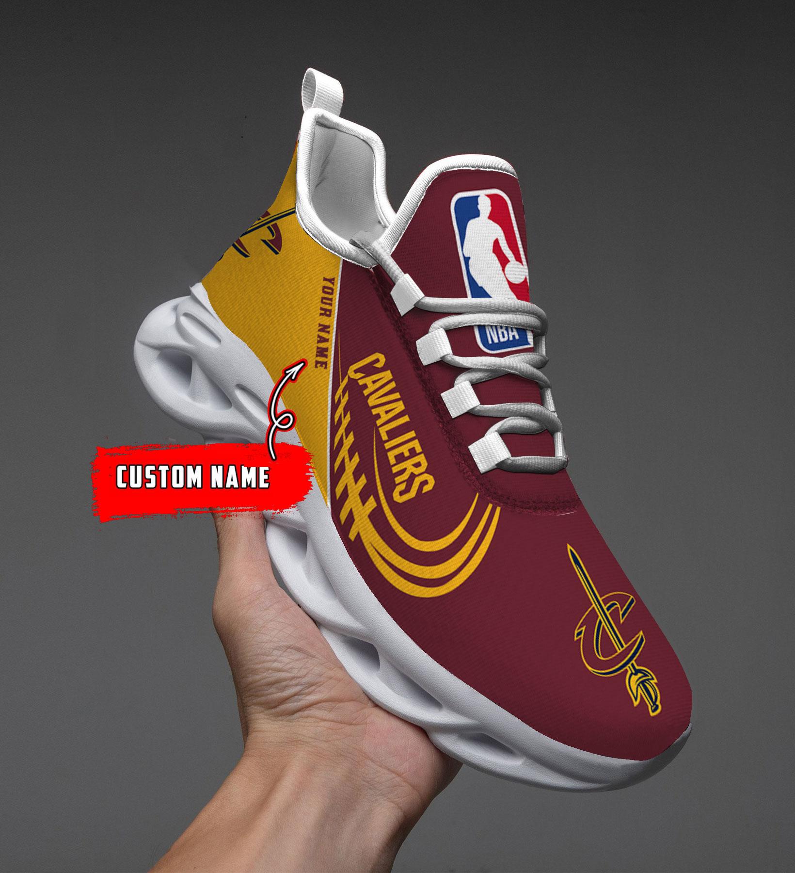 Cleveland Cavaliers Max Soul Shoes - Famjoys Cleveland Cavaliers Max Soul Shoes - Famjoys