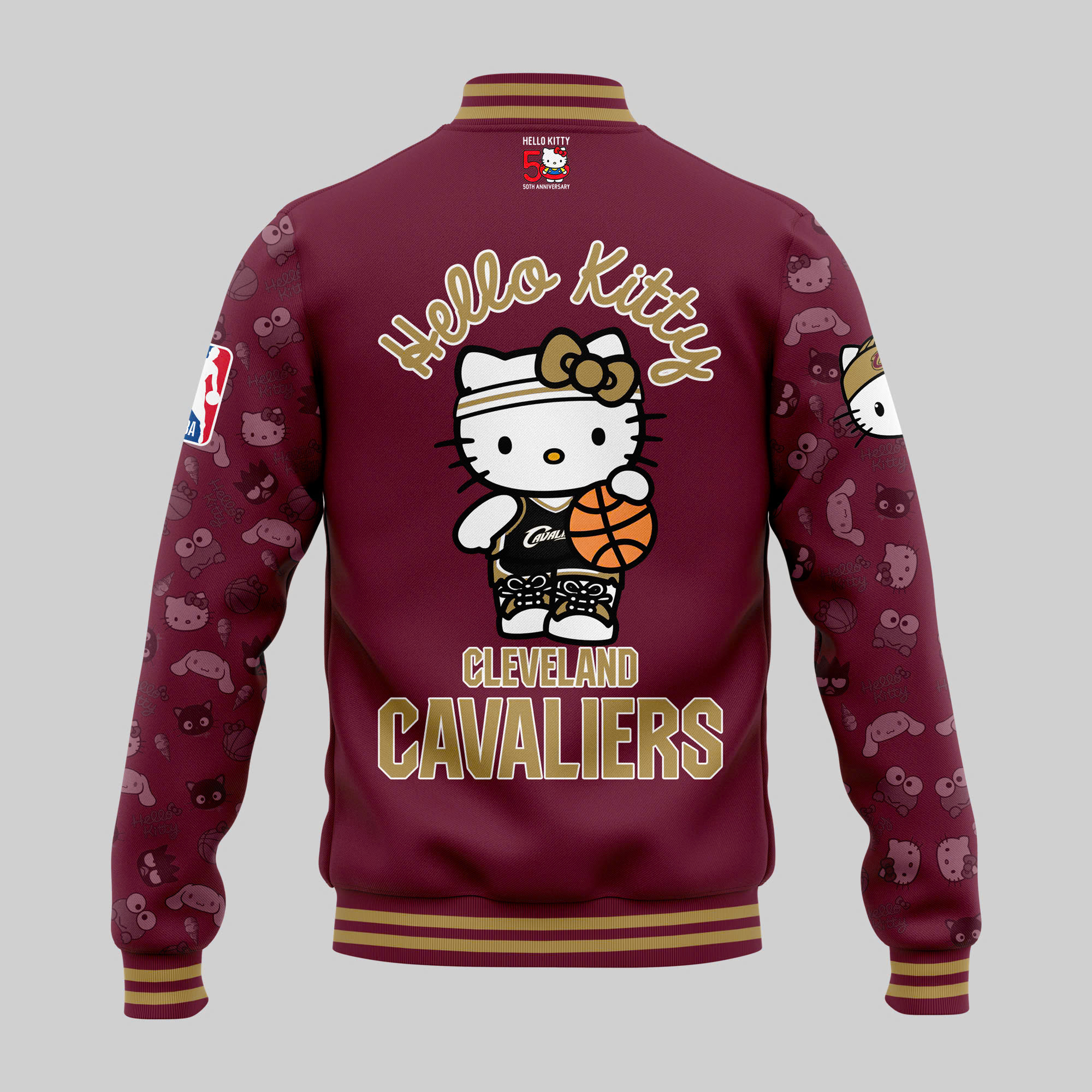 Cleveland Cavaliers Night Premium Bomber Jacket - Famjoys Cleveland Cavaliers Night Premium Bomber Jacket - Famjoys