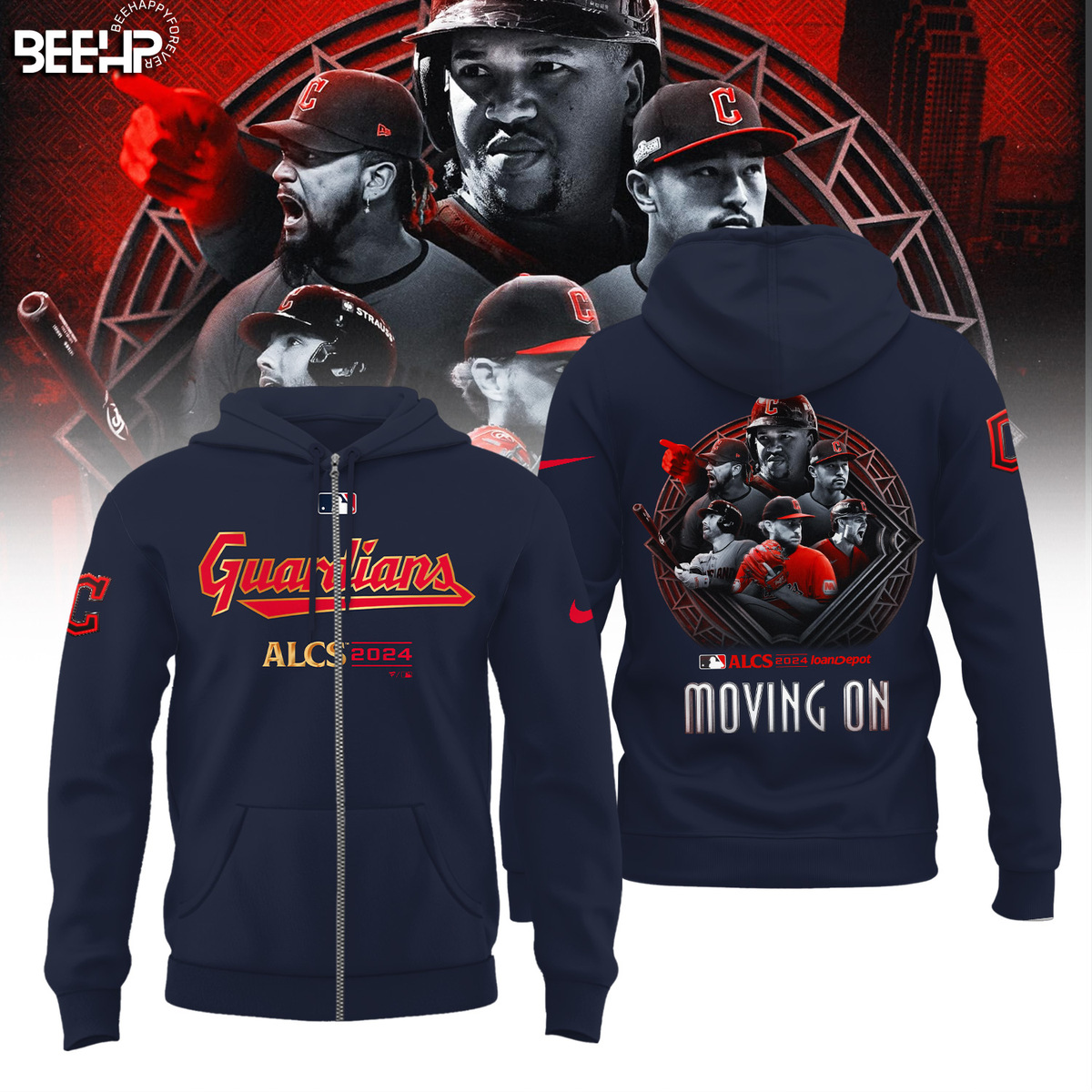 Cleveland Guardians American League Division Champions Shirt - Famjoys Cleveland Guardians American League Division Champions Shirt - Famjoys