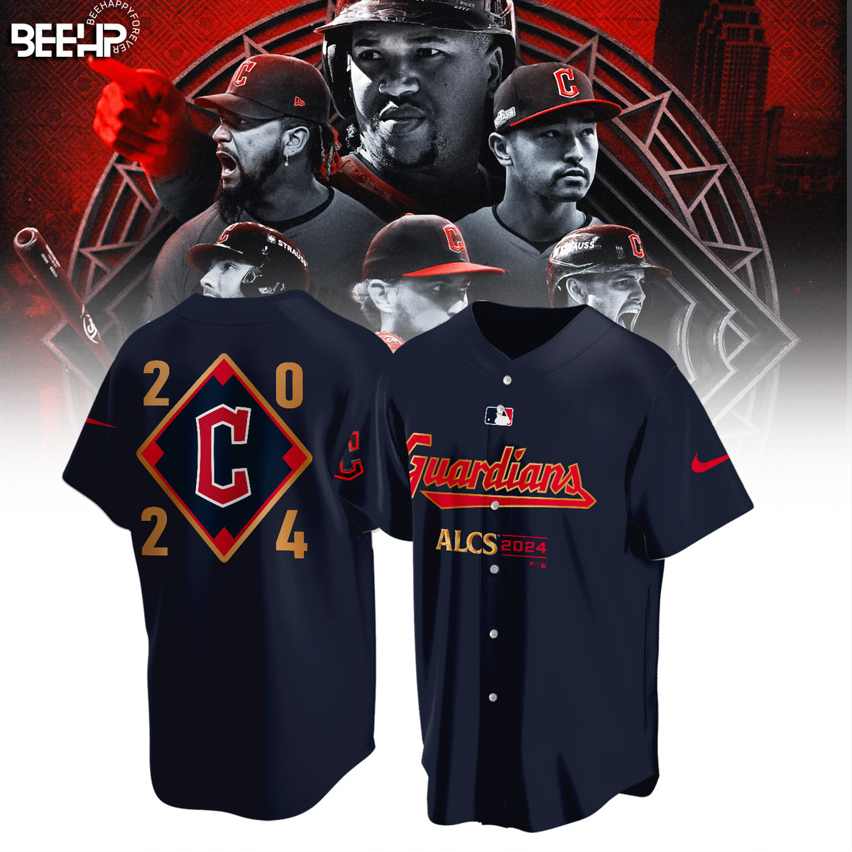 Cleveland Guardians American League Division Champions Shirt - Famjoys Cleveland Guardians American League Division Champions Shirt - Famjoys