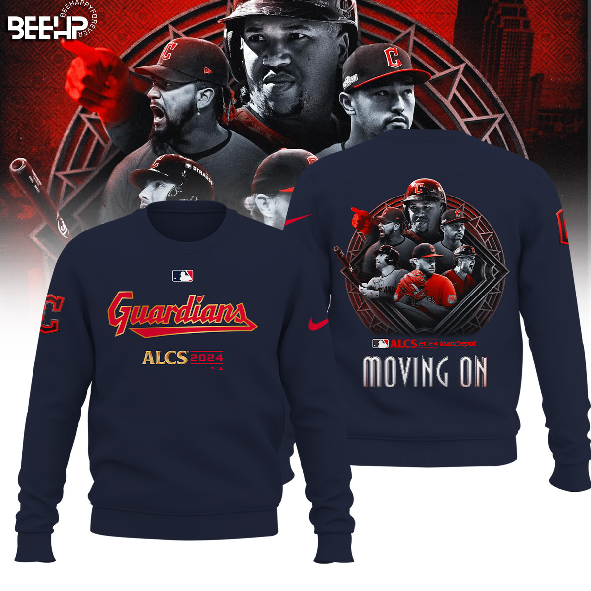 Cleveland Guardians American League Division Champions Shirt - Famjoys Cleveland Guardians American League Division Champions Shirt - Famjoys