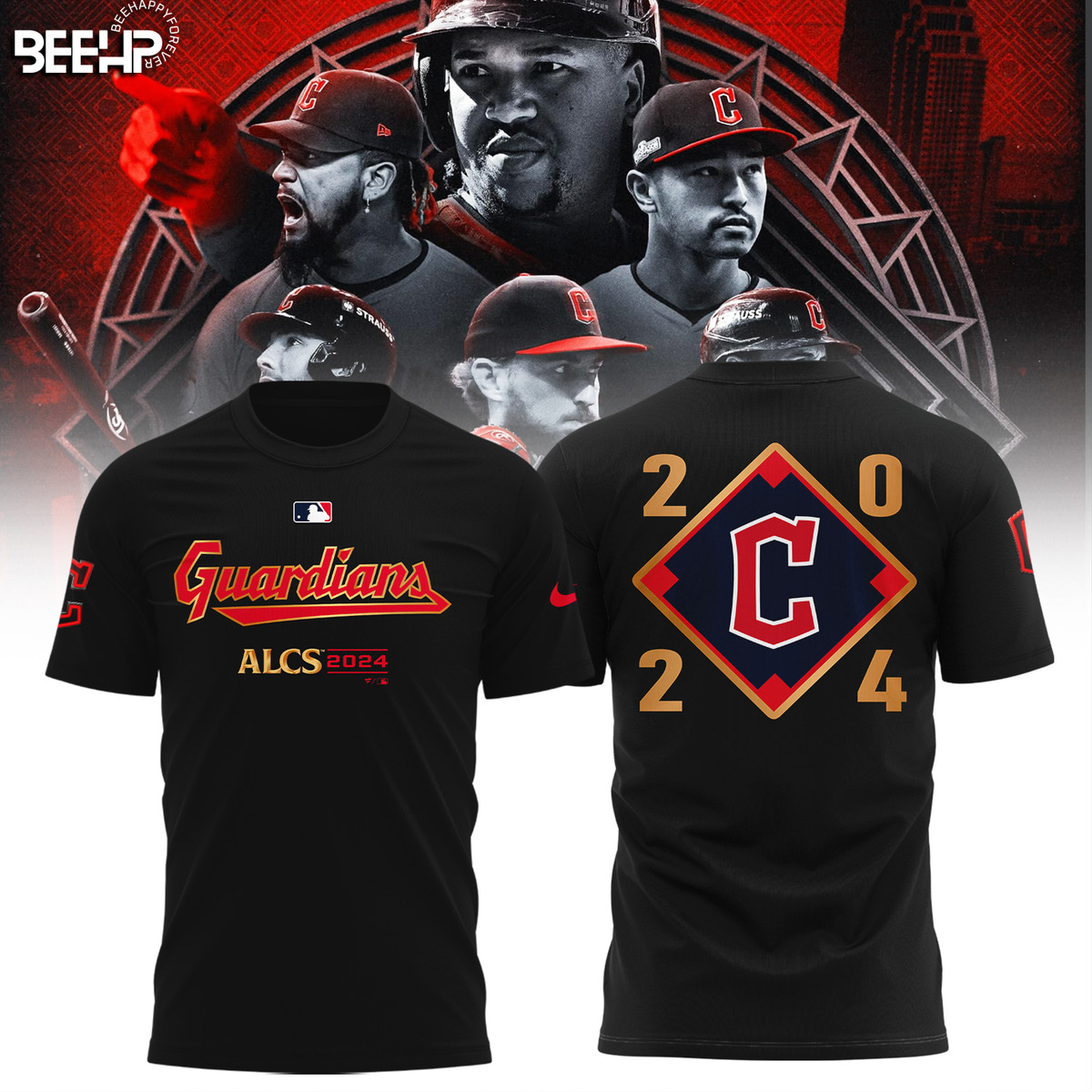Cleveland Guardians American League Division Champions Shirt - Famjoys Cleveland Guardians American League Division Champions Shirt - Famjoys