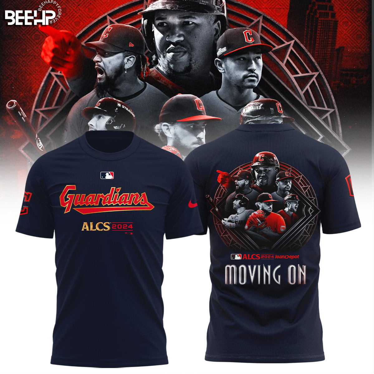 Cleveland Guardians American League Division Champions Shirt - Famjoys Cleveland Guardians American League Division Champions Shirt - Famjoys