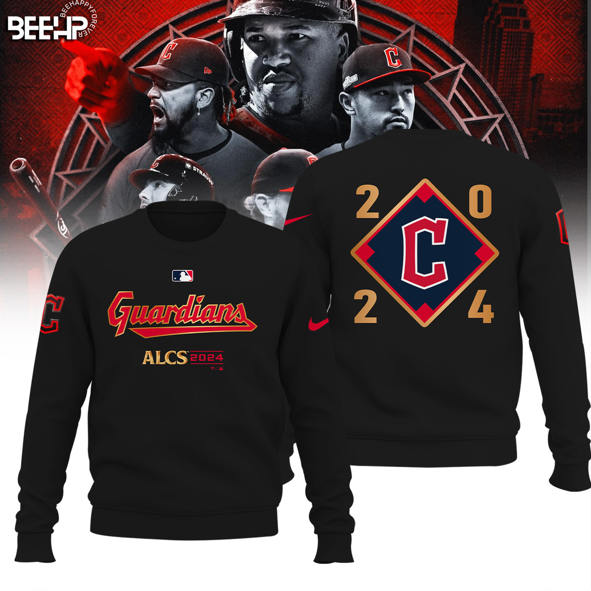 Cleveland Guardians American League Division Champions Shirt - Famjoys Cleveland Guardians American League Division Champions Shirt - Famjoys