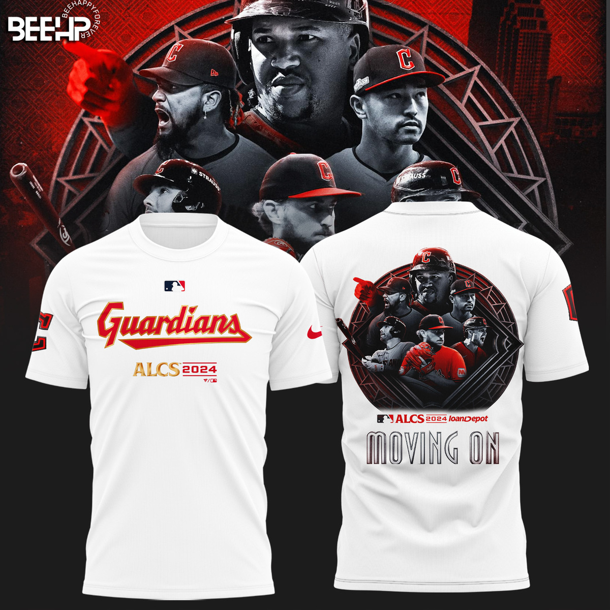 Cleveland Guardians American League Division Champions Shirt - Famjoys Cleveland Guardians American League Division Champions Shirt - Famjoys