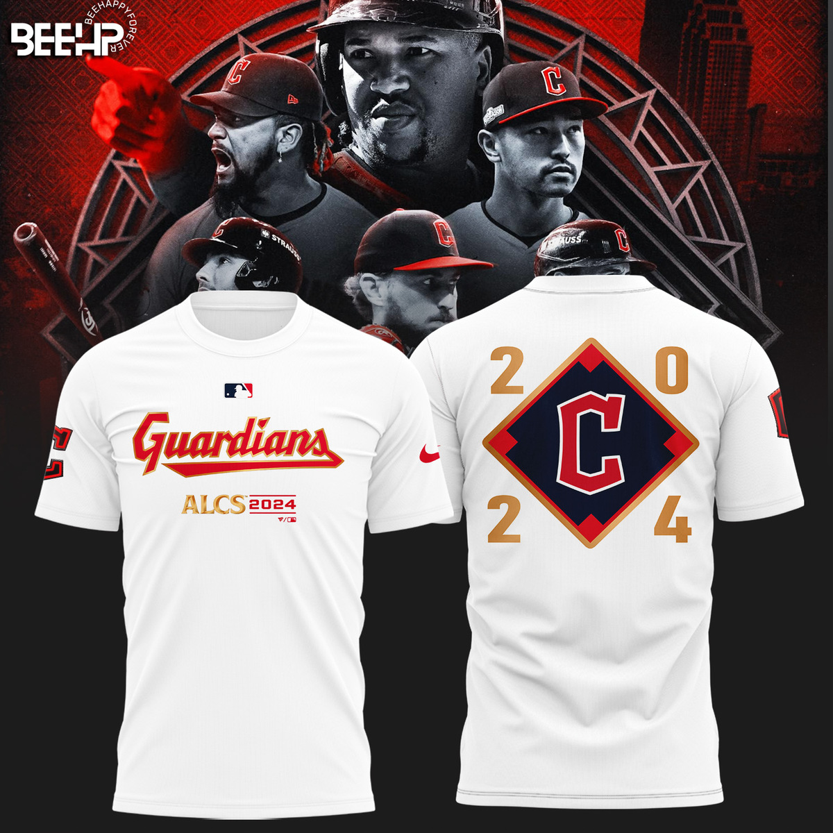 Cleveland Guardians American League Division Champions Shirt - Famjoys Cleveland Guardians American League Division Champions Shirt - Famjoys