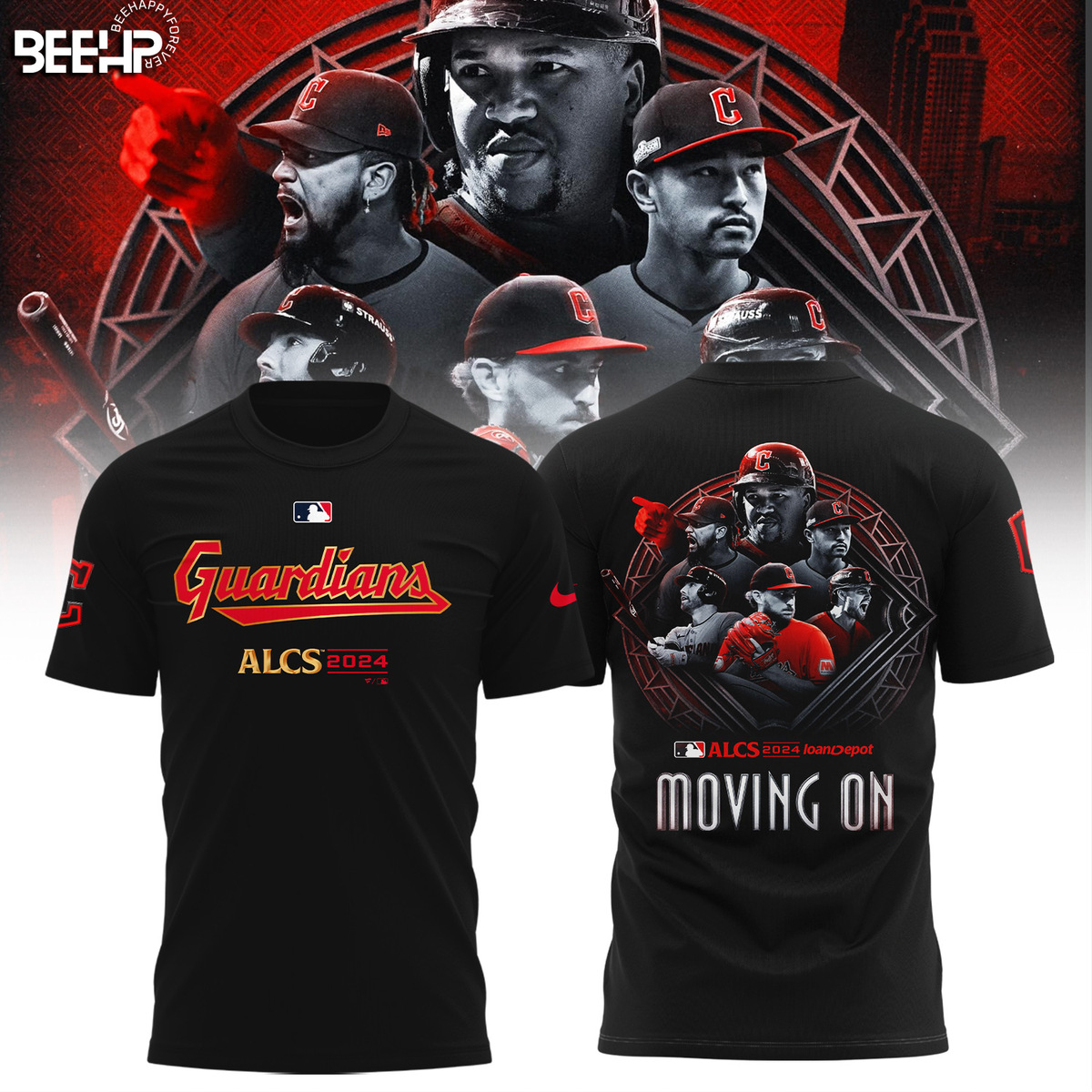 Cleveland Guardians American League Division Champions Shirt - Famjoys Cleveland Guardians American League Division Champions Shirt - Famjoys
