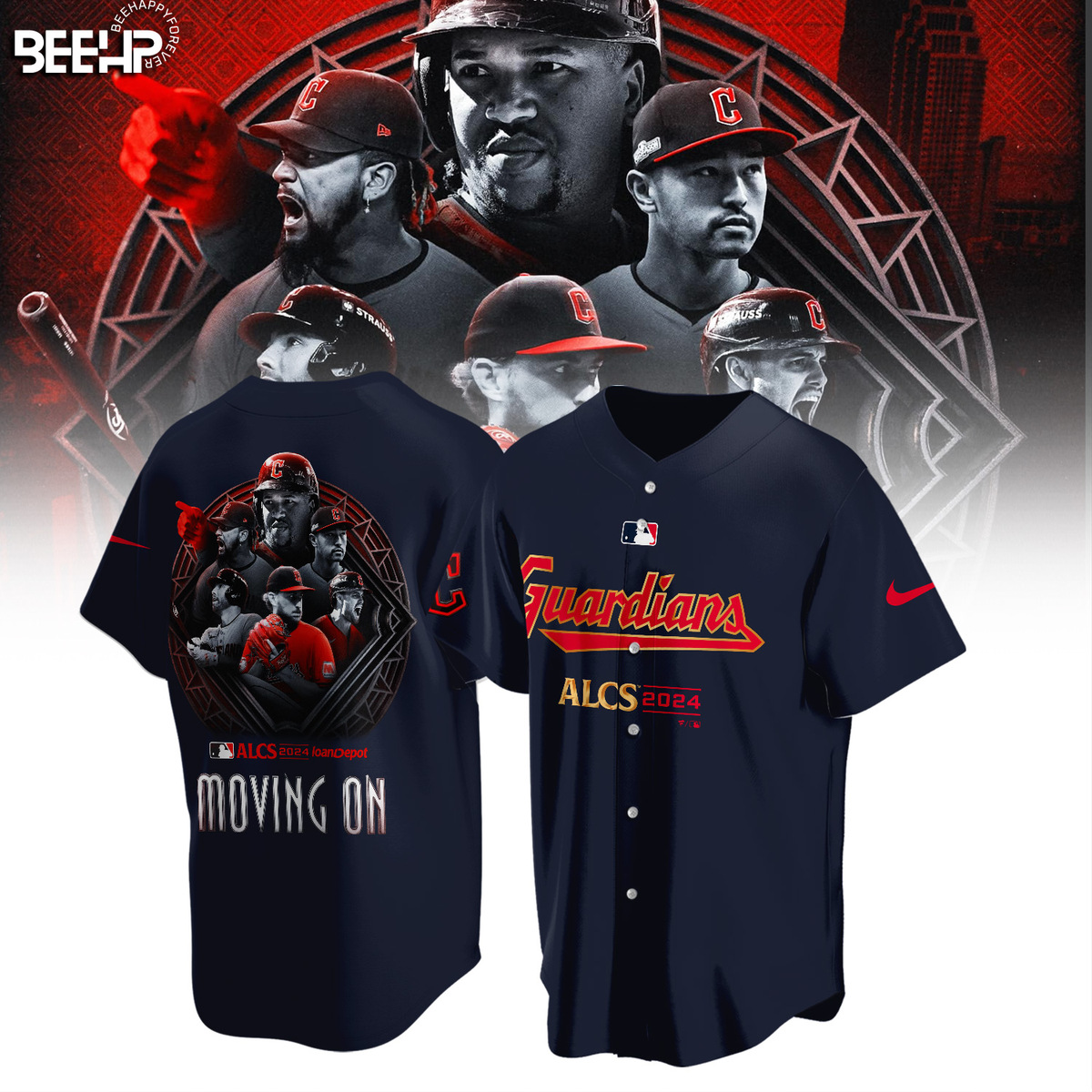 Cleveland Guardians American League Division Champions Shirt - Famjoys Cleveland Guardians American League Division Champions Shirt - Famjoys