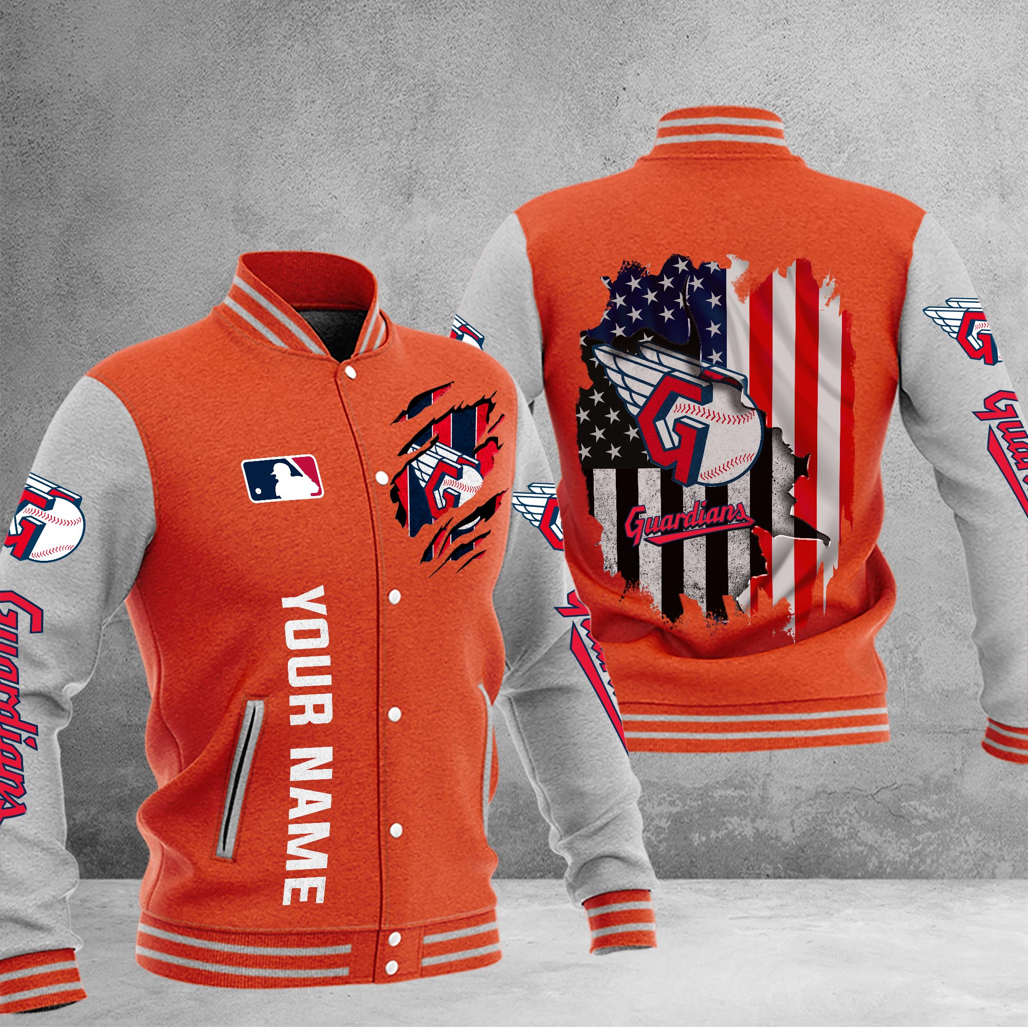 Cleveland Guardians Baseball Jacket - Famjoys Cleveland Guardians Baseball Jacket - Famjoys