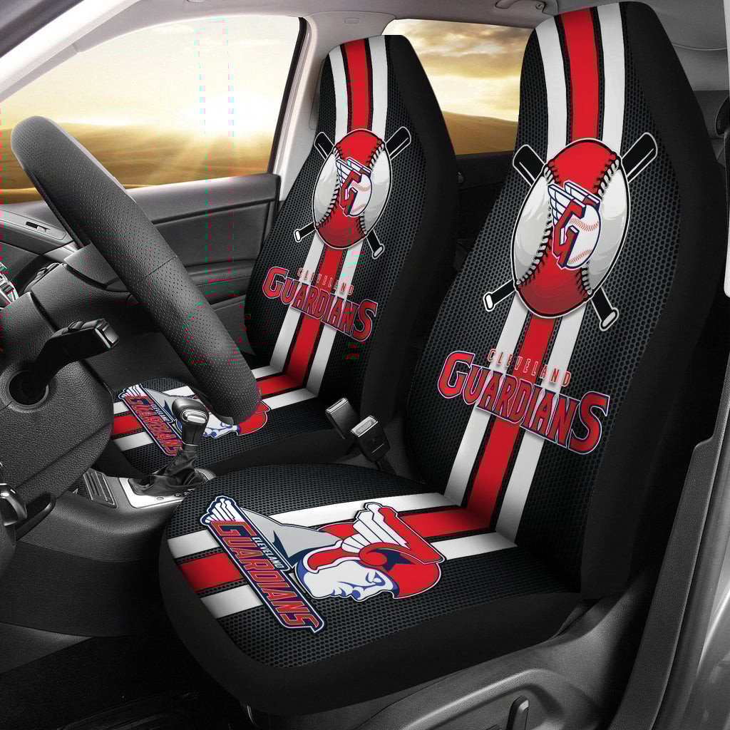 Cleveland Guardians Car Seat Covers MBL Baseball Ph220914-08 - Famjoys Cleveland Guardians Car Seat Covers MBL Baseball Ph220914-08 - Famjoys