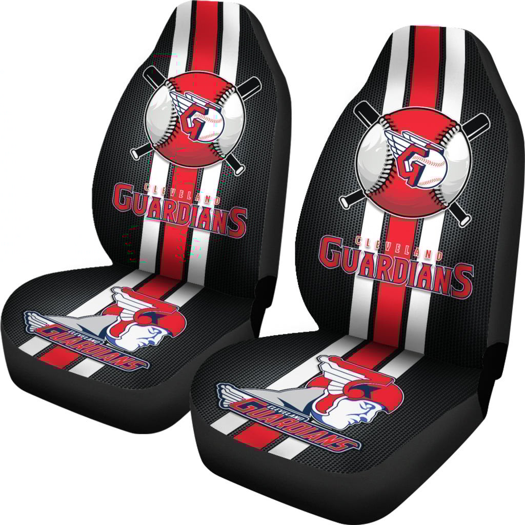 Cleveland Guardians Car Seat Covers MBL Baseball Ph220914-08 - Famjoys Cleveland Guardians Car Seat Covers MBL Baseball Ph220914-08 - Famjoys
