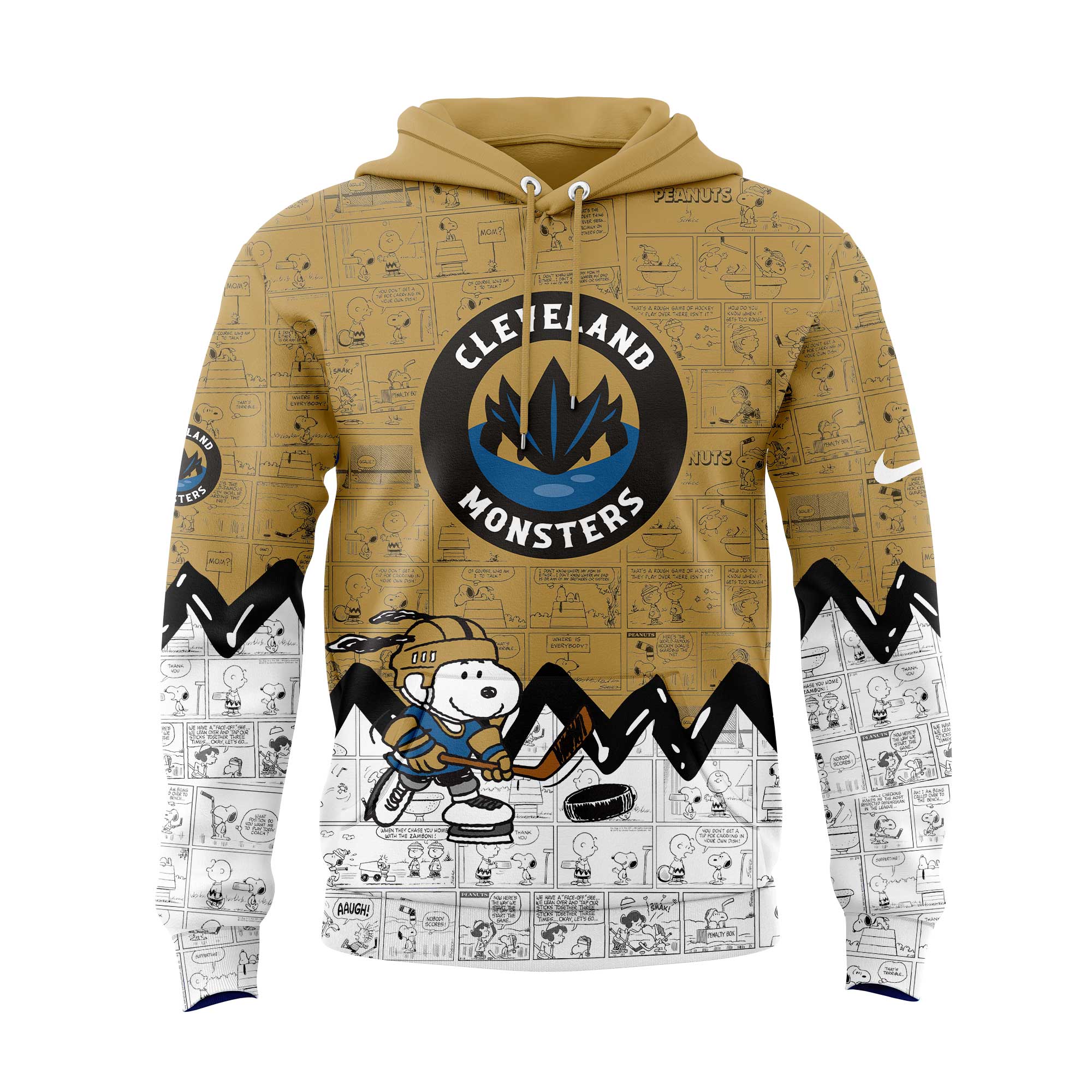 Cleveland Monsters 75th Anniversary of Hoodie - Famjoys Cleveland Monsters 75th Anniversary of Hoodie - Famjoys