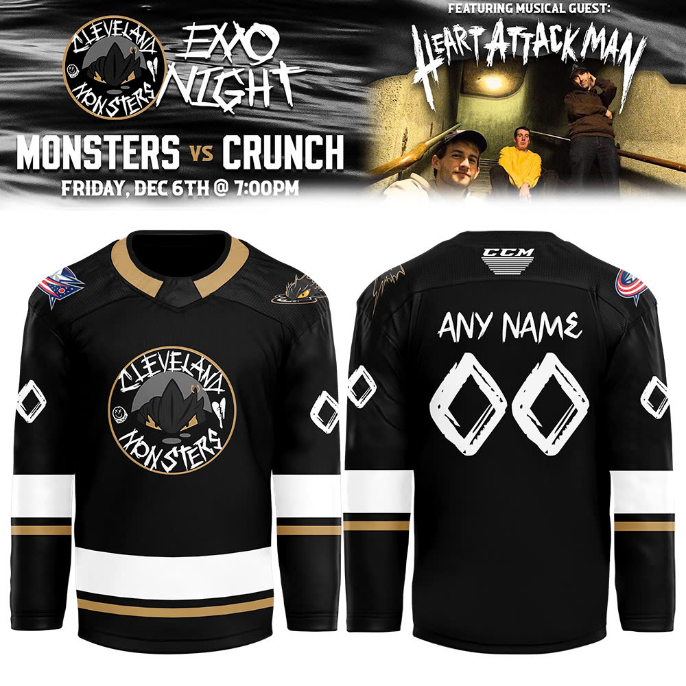 Cleveland Monsters Emo night jersey - Famjoys Cleveland Monsters Emo night jersey - Famjoys