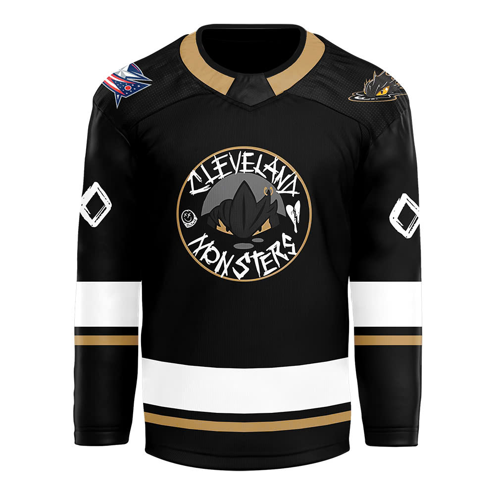 Cleveland Monsters Emo night jersey - Famjoys Cleveland Monsters Emo night jersey - Famjoys