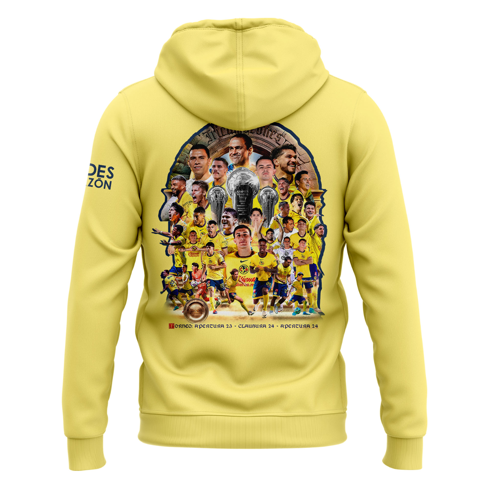 Club América Tricampeones Zip Hoodie - Famjoys Club América Tricampeones Zip Hoodie - Famjoys