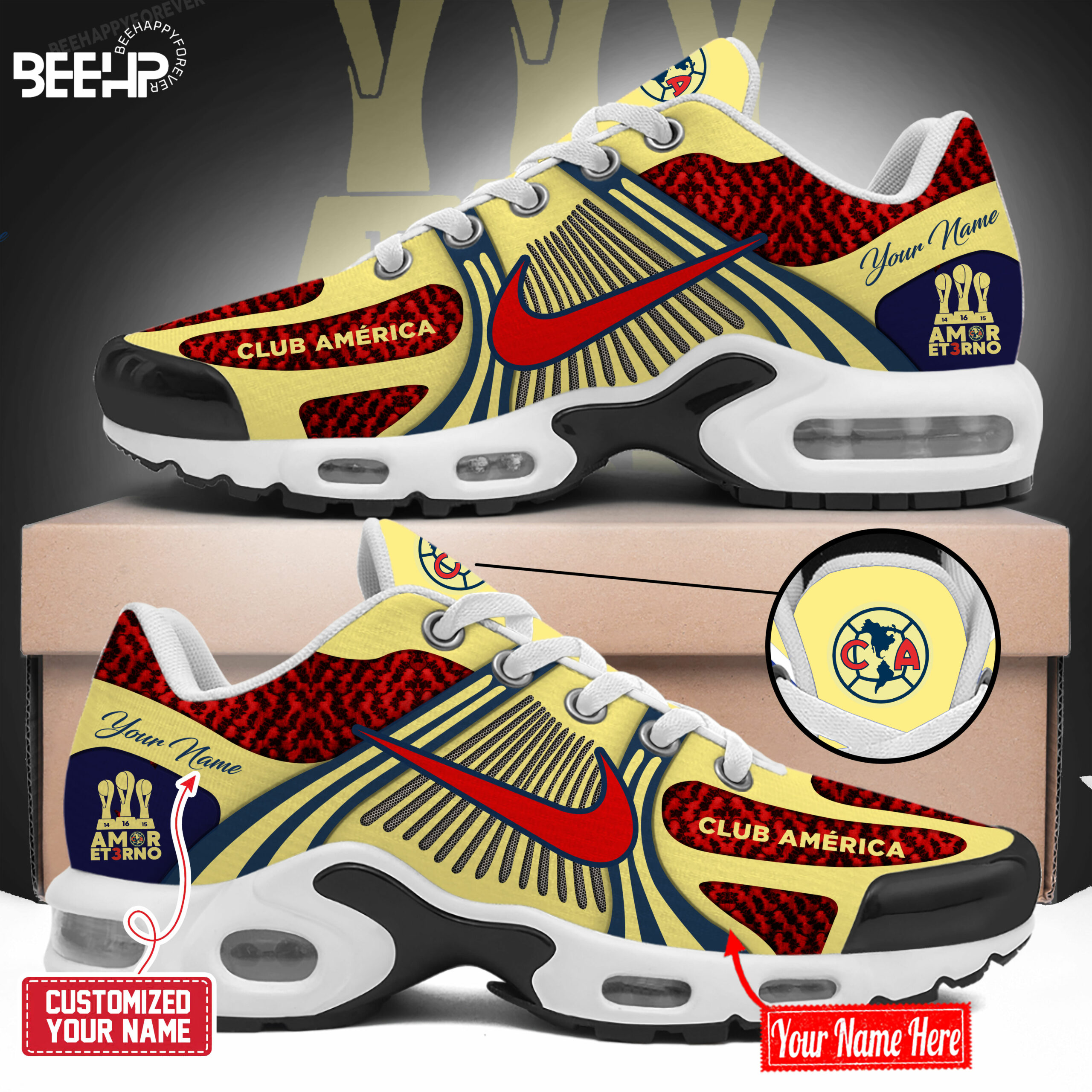 Club America tricampeon New Shoes - Famjoys Club America tricampeon New Shoes - Famjoys