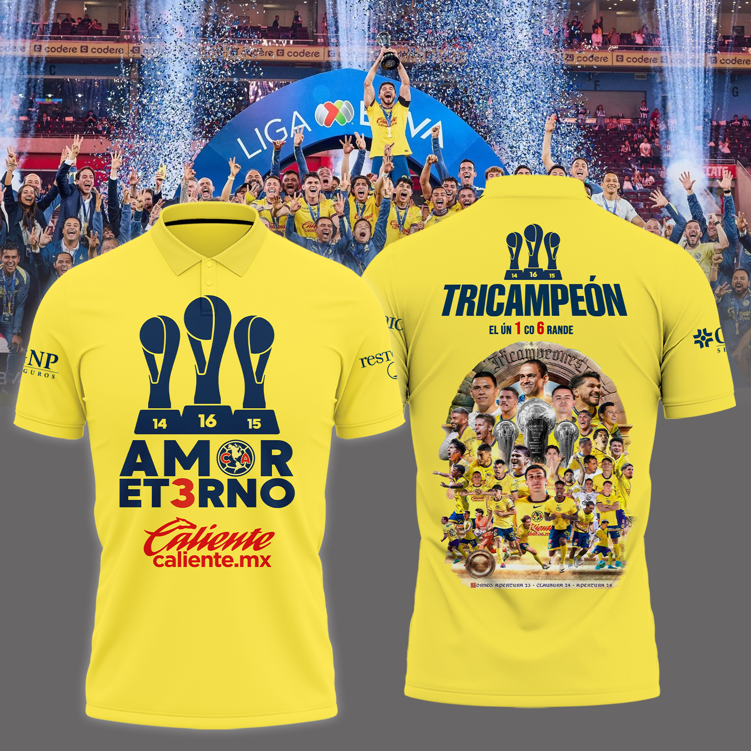Club America tricampeon Shirt - Famjoys Club America tricampeon Shirt - Famjoys