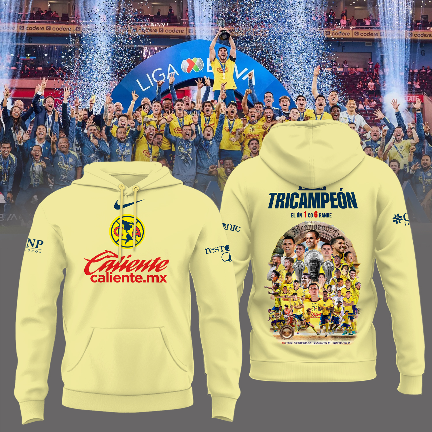 Club America tricampeon Shirt - Famjoys Club America tricampeon Shirt - Famjoys