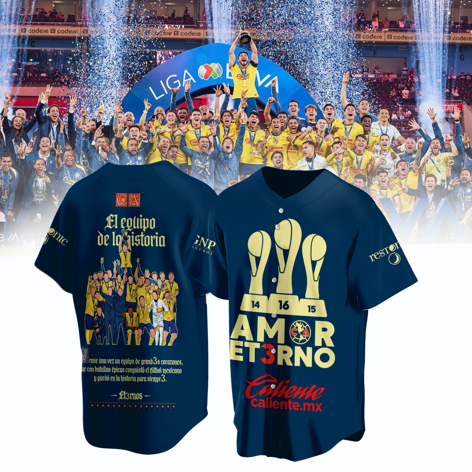 Club America tricampeon Shirt - Famjoys Club America tricampeon Shirt - Famjoys