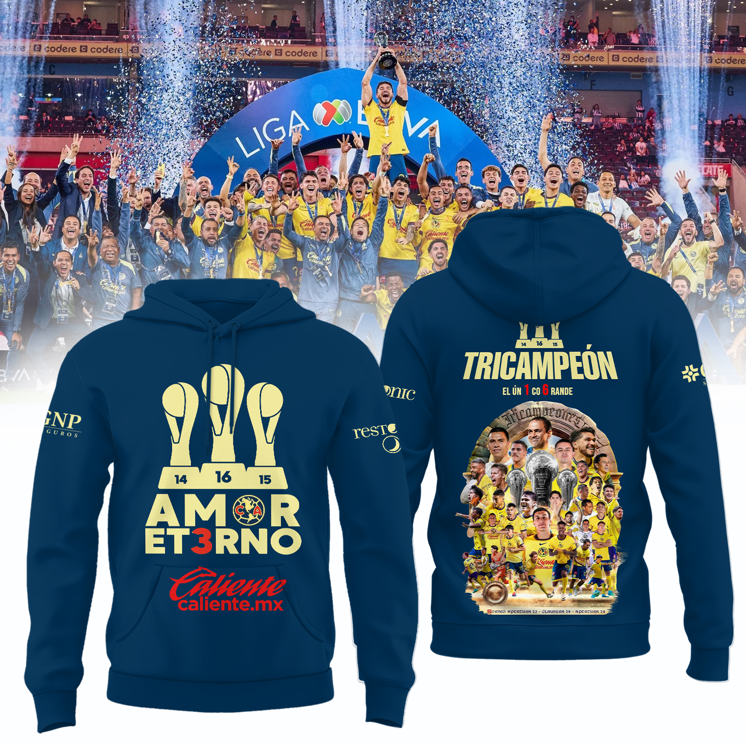 Club America tricampeon Shirt - Famjoys Club America tricampeon Shirt - Famjoys