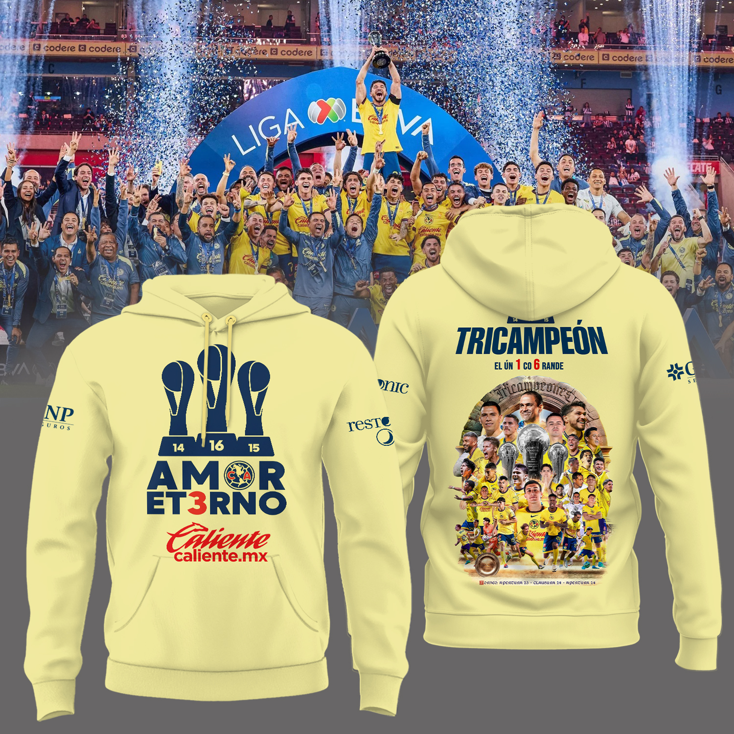 Club America tricampeon Shirt - Famjoys Club America tricampeon Shirt - Famjoys