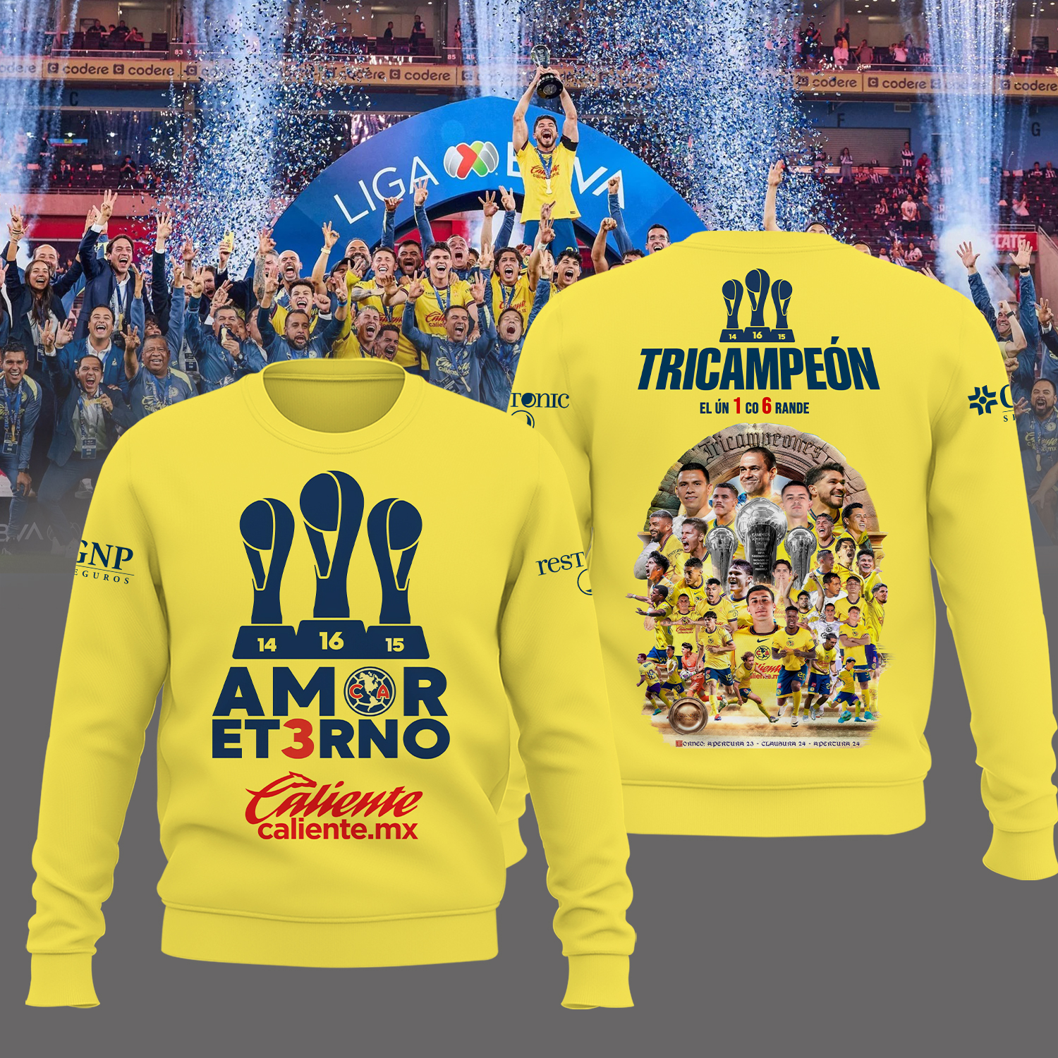 Club America tricampeon Shirt - Famjoys Club America tricampeon Shirt - Famjoys