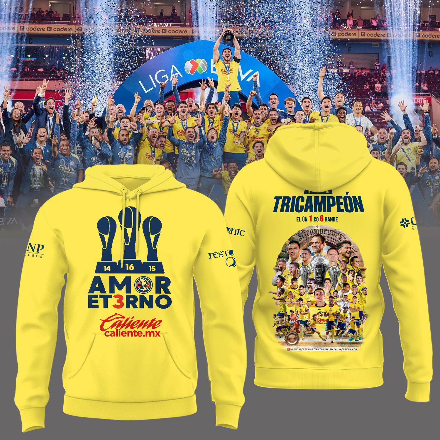Club America tricampeon Shirt - Famjoys Club America tricampeon Shirt - Famjoys