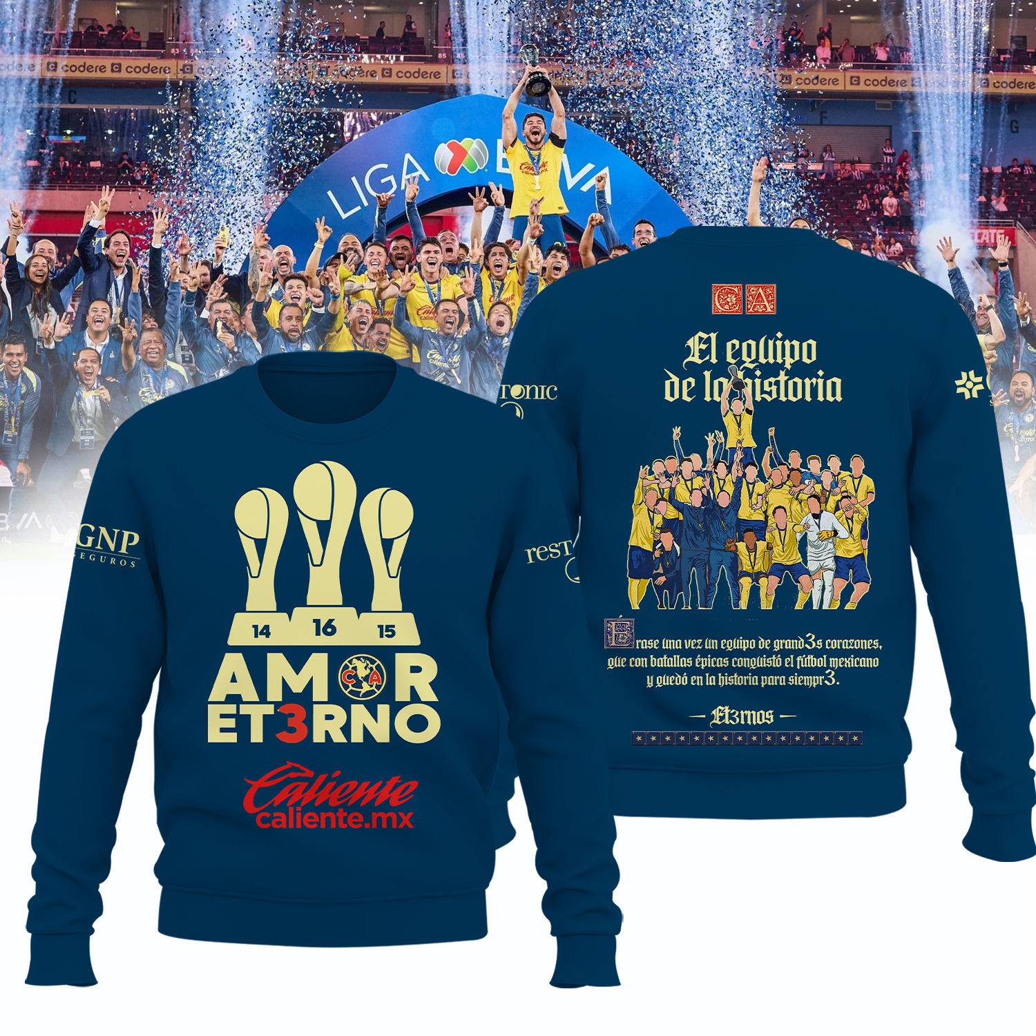 Club America tricampeon Shirt - Famjoys Club America tricampeon Shirt - Famjoys