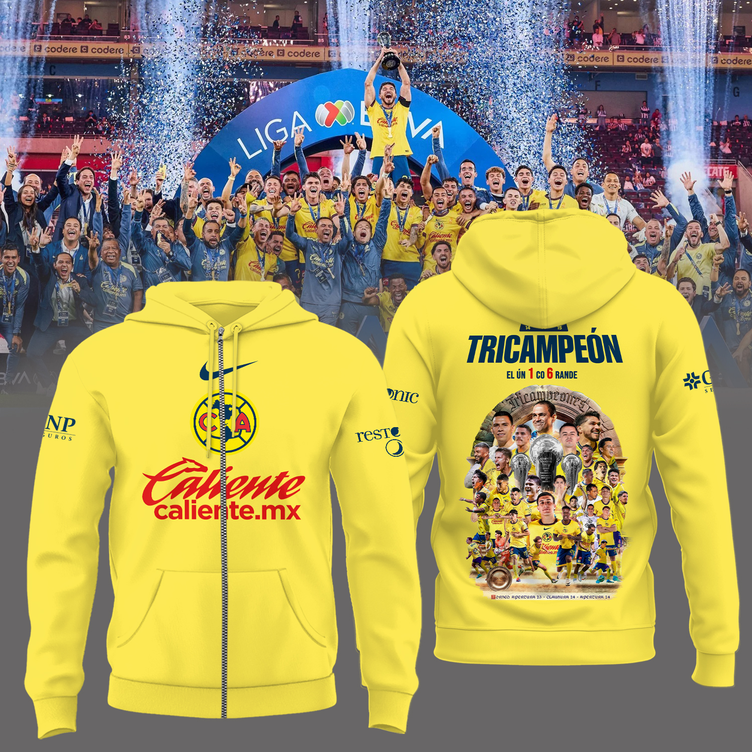 Club America tricampeon Shirt - Famjoys Club America tricampeon Shirt - Famjoys