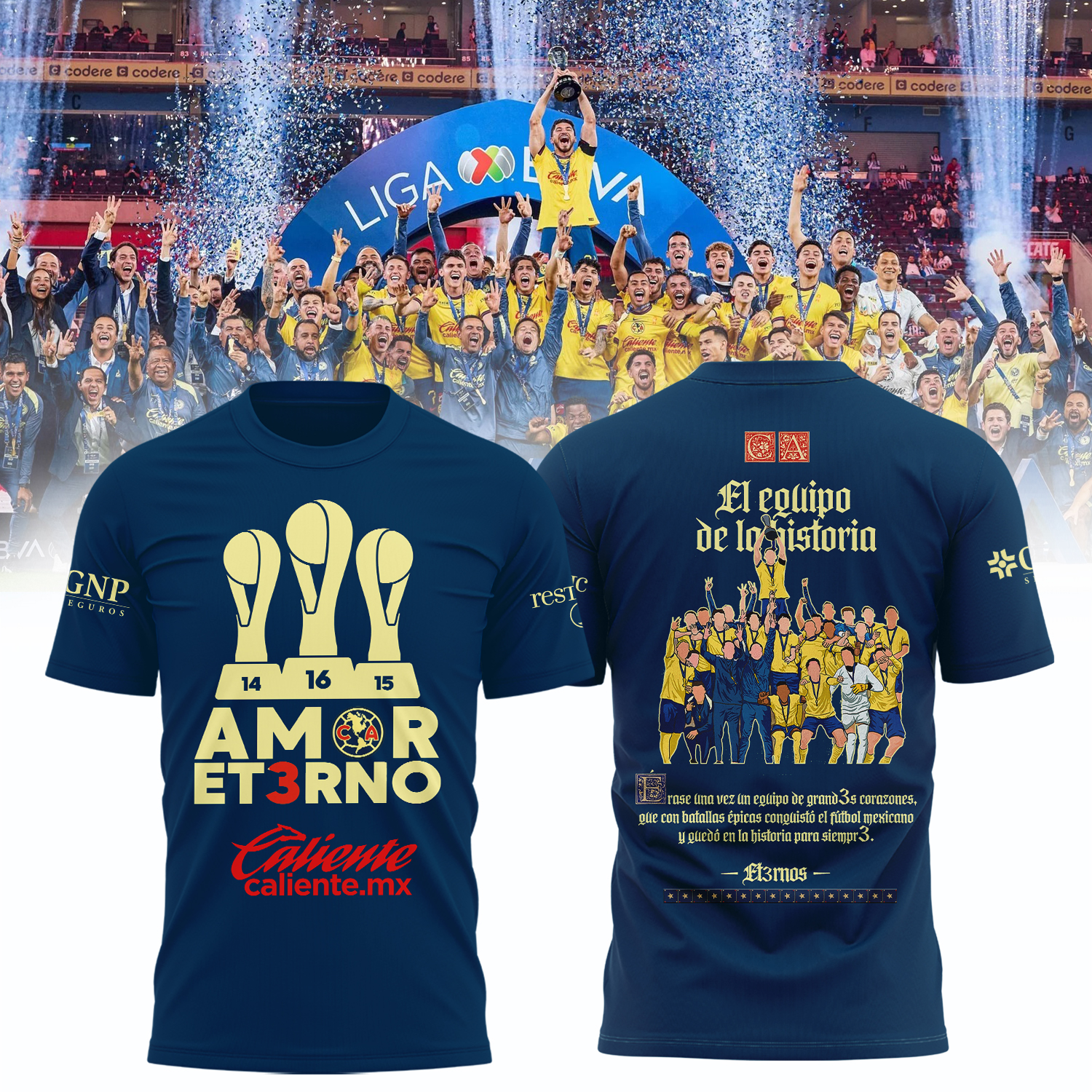 Club America tricampeon Shirt - Famjoys Club America tricampeon Shirt - Famjoys