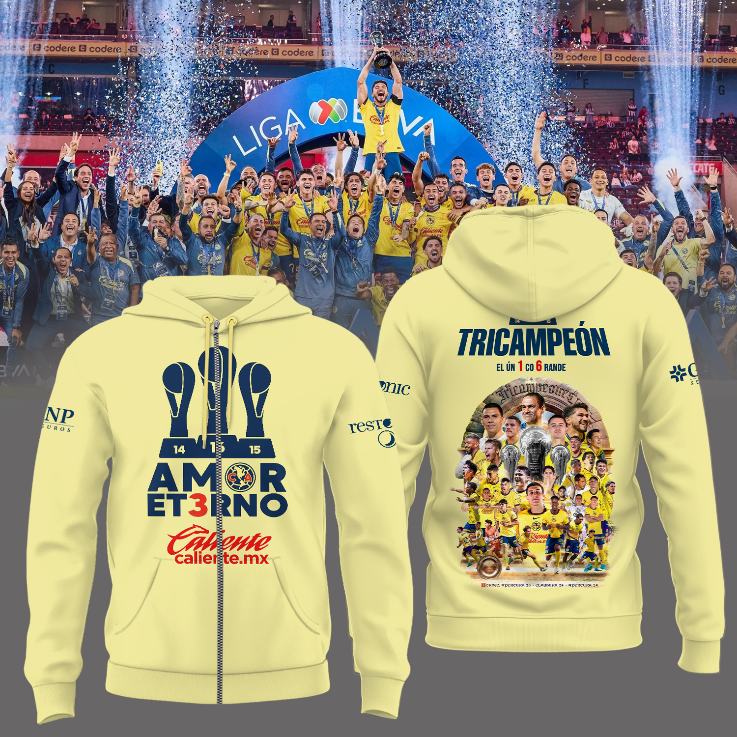 Club America tricampeon Shirt - Famjoys Club America tricampeon Shirt - Famjoys
