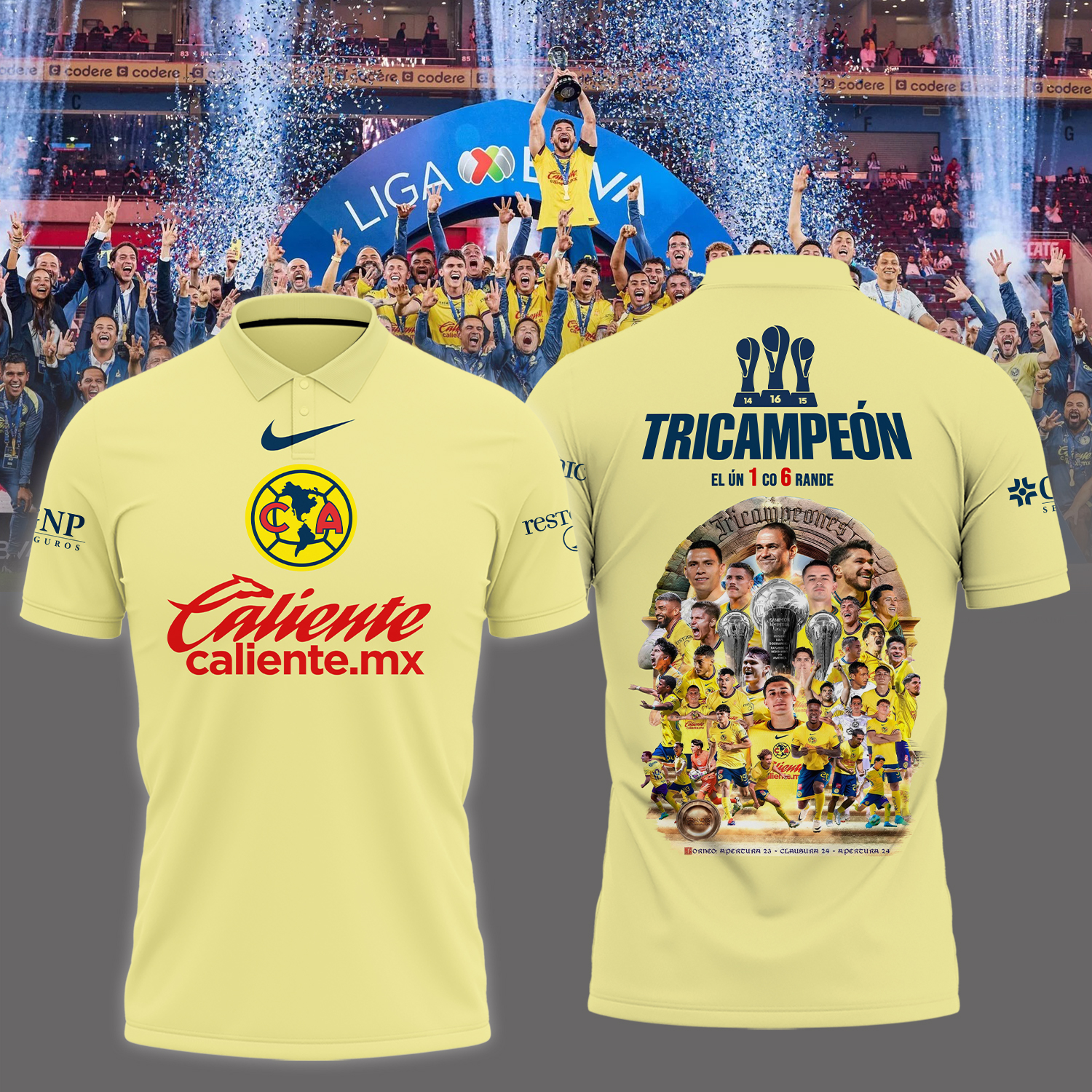 Club America tricampeon Shirt - Famjoys Club America tricampeon Shirt - Famjoys