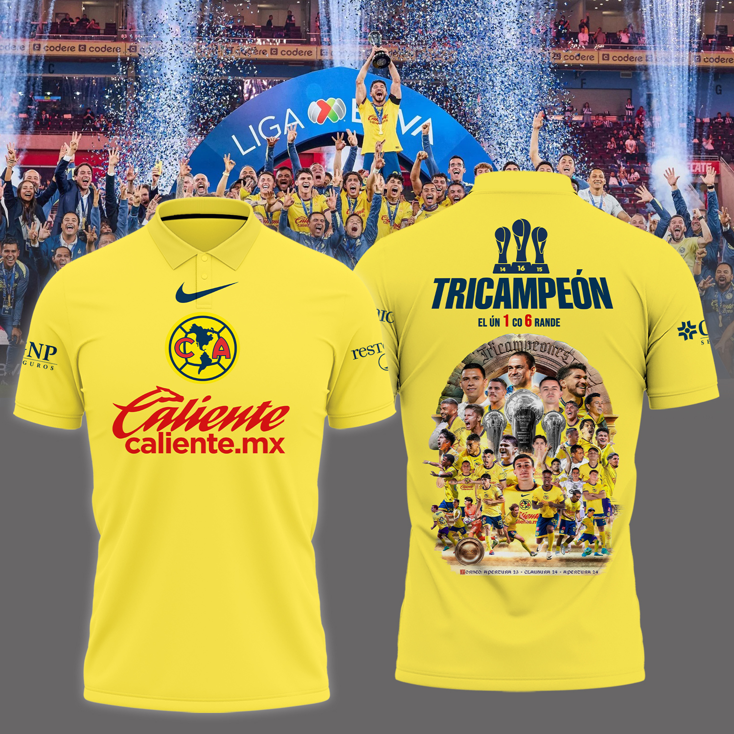 Club America tricampeon Shirt - Famjoys Club America tricampeon Shirt - Famjoys