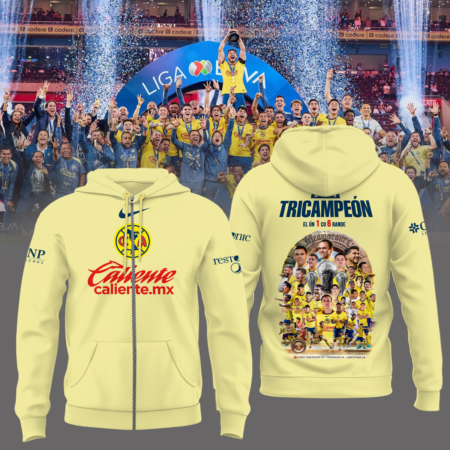 Club America tricampeon Shirt - Famjoys Club America tricampeon Shirt - Famjoys