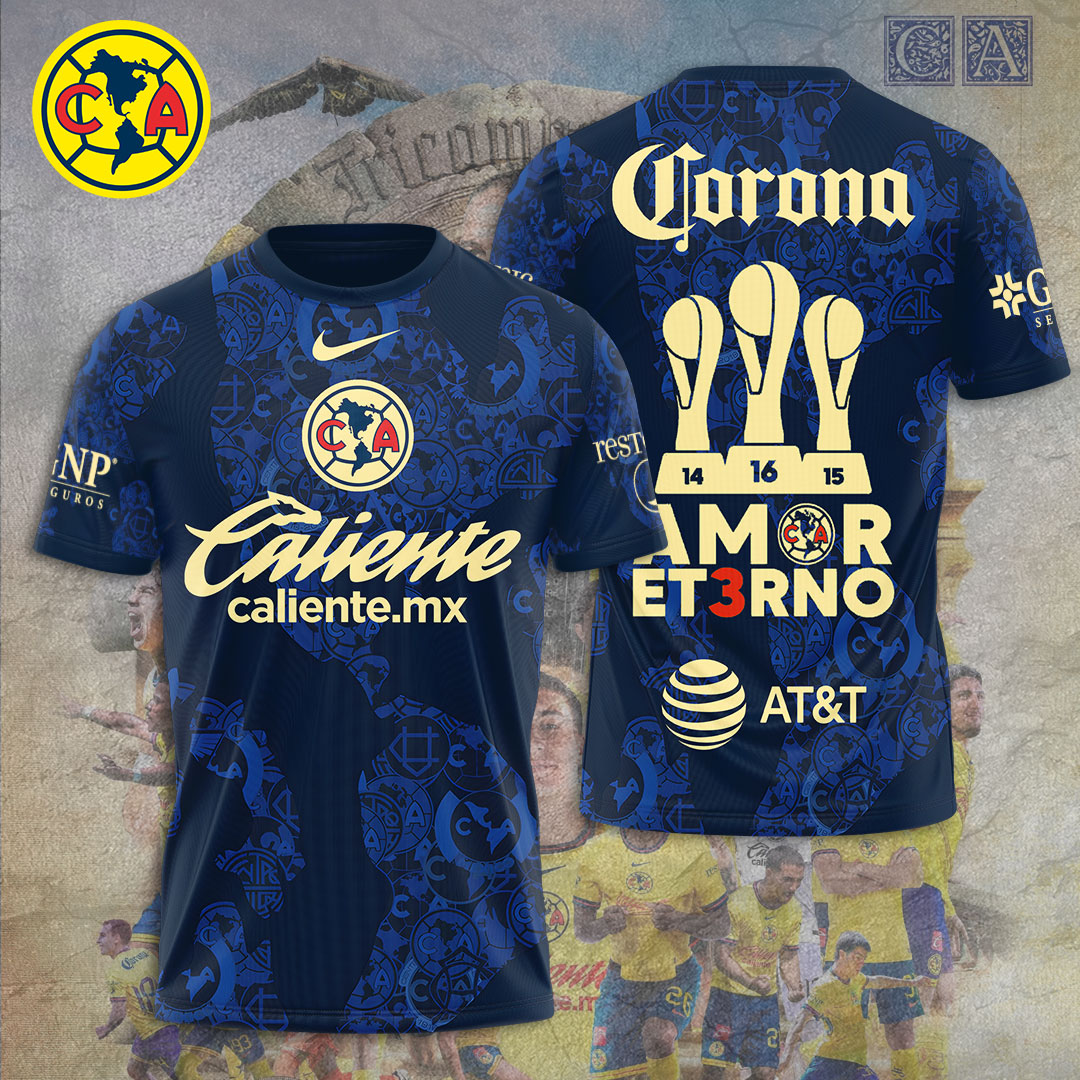 Club America tricampeon Shirt - Famjoys Club America tricampeon Shirt - Famjoys