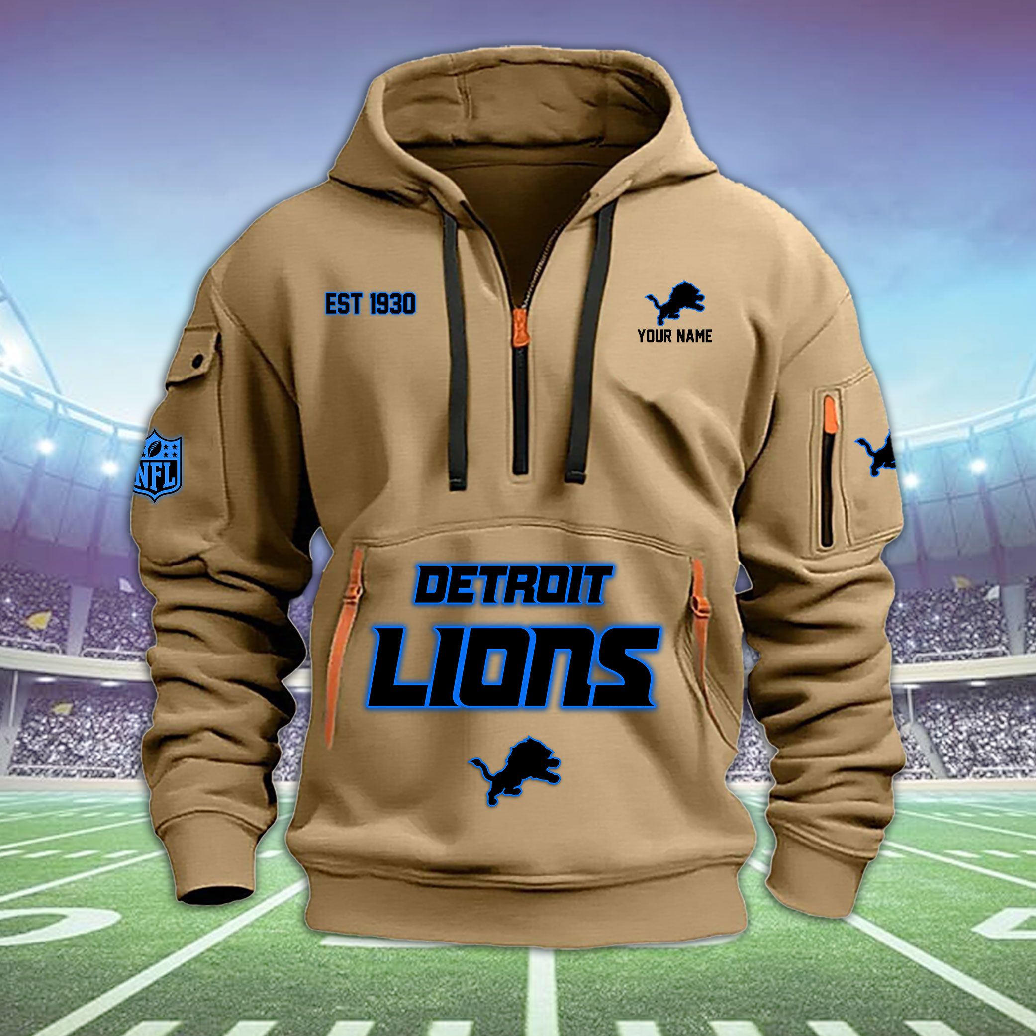 CMSLPC29945 LION2 Heavy Hoodie - Famjoys CMSLPC29945 LION2 Heavy Hoodie - Famjoys
