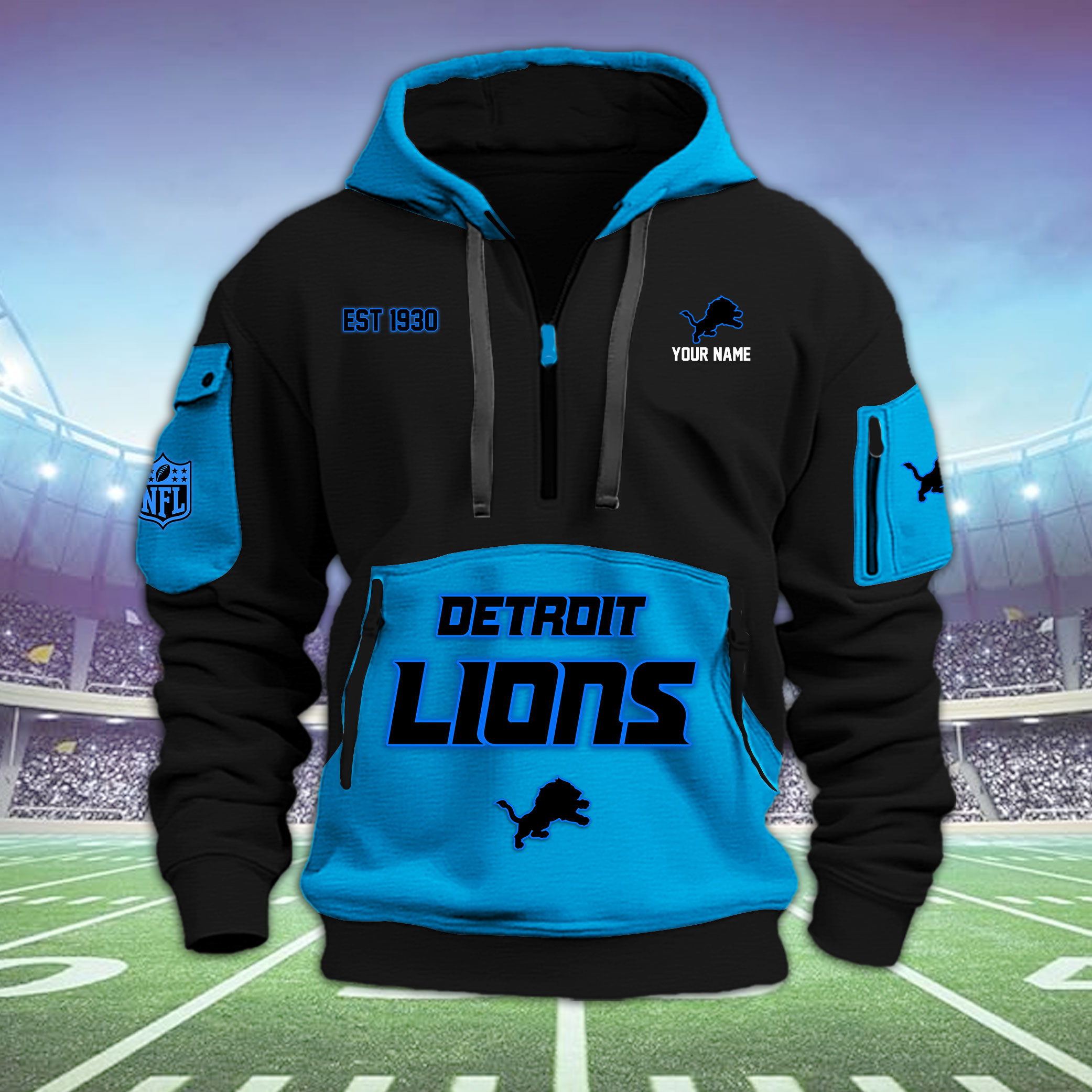 CMSLPC29945 LION2 Heavy Hoodie - Famjoys CMSLPC29945 LION2 Heavy Hoodie - Famjoys