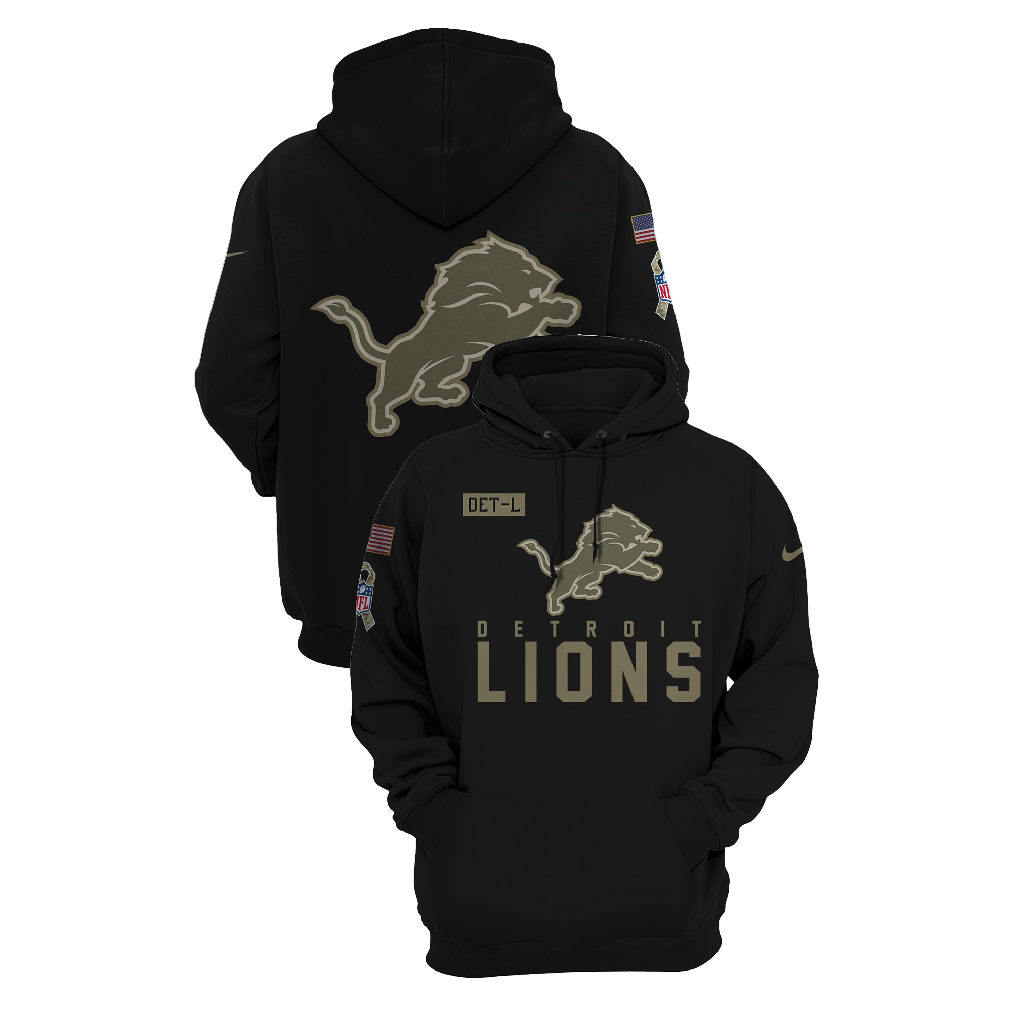 Coach Dan Campbell Hoodie Detroit Lions Army - Famjoys Coach Dan Campbell Hoodie Detroit Lions Army - Famjoys