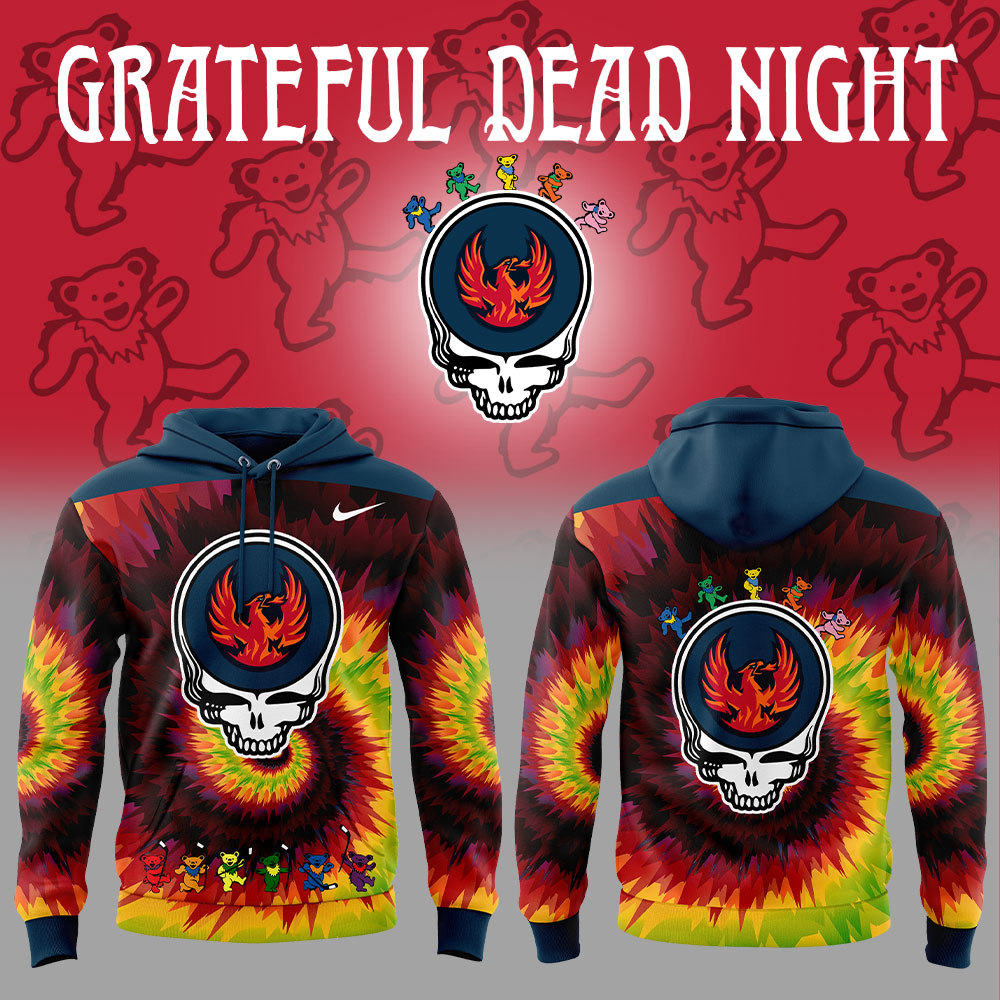 Coachella Valley Firebirds Grateful Dead Night Hoodie V2 - Famjoys Coachella Valley Firebirds Grateful Dead Night Hoodie V2 - Famjoys