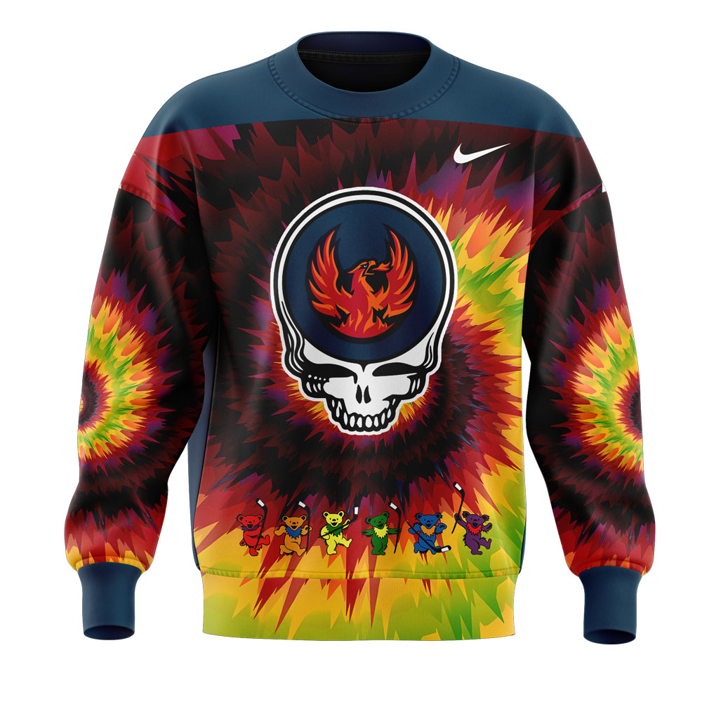 Coachella Valley Firebirds Grateful Dead Night Sweatshirt - Famjoys Coachella Valley Firebirds Grateful Dead Night Sweatshirt - Famjoys