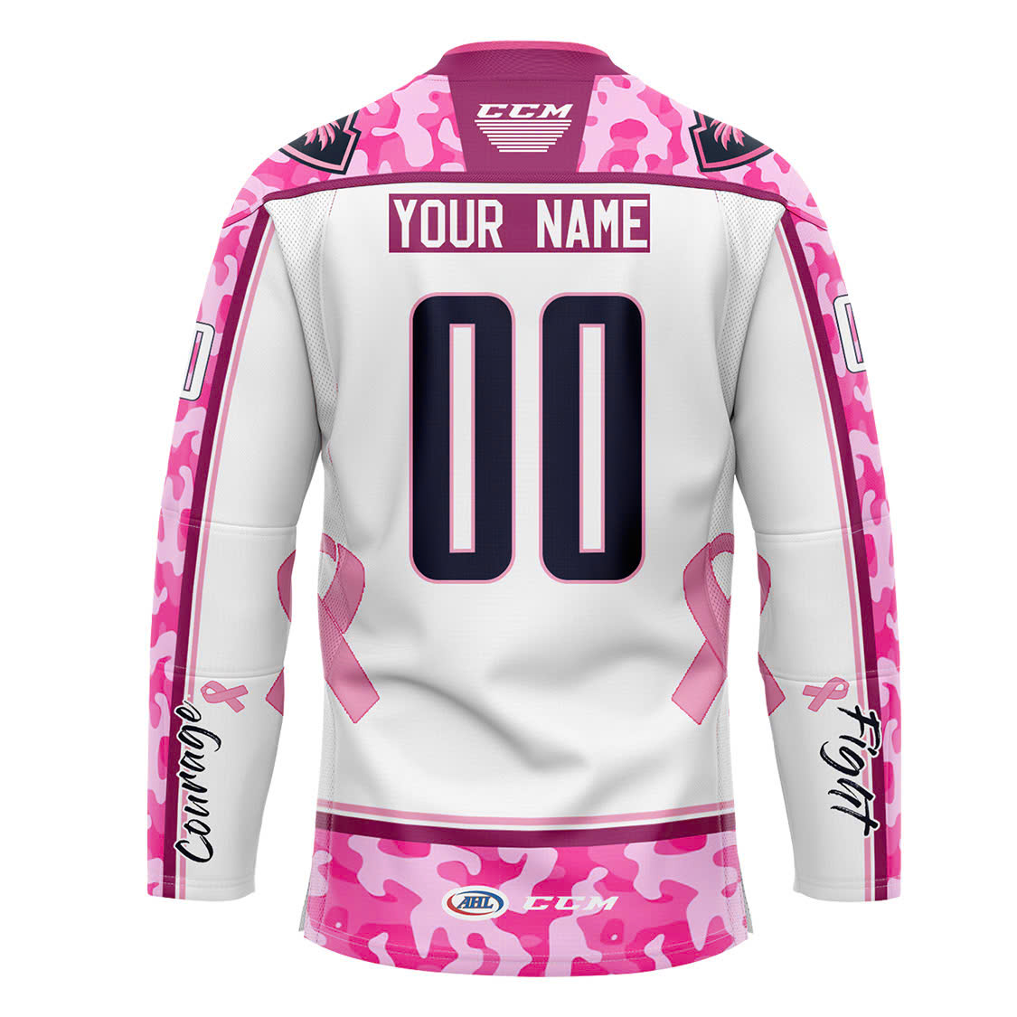 Coachella Valley Firebirds Pink in the Rink Jersey - Famjoys Coachella Valley Firebirds Pink in the Rink Jersey - Famjoys