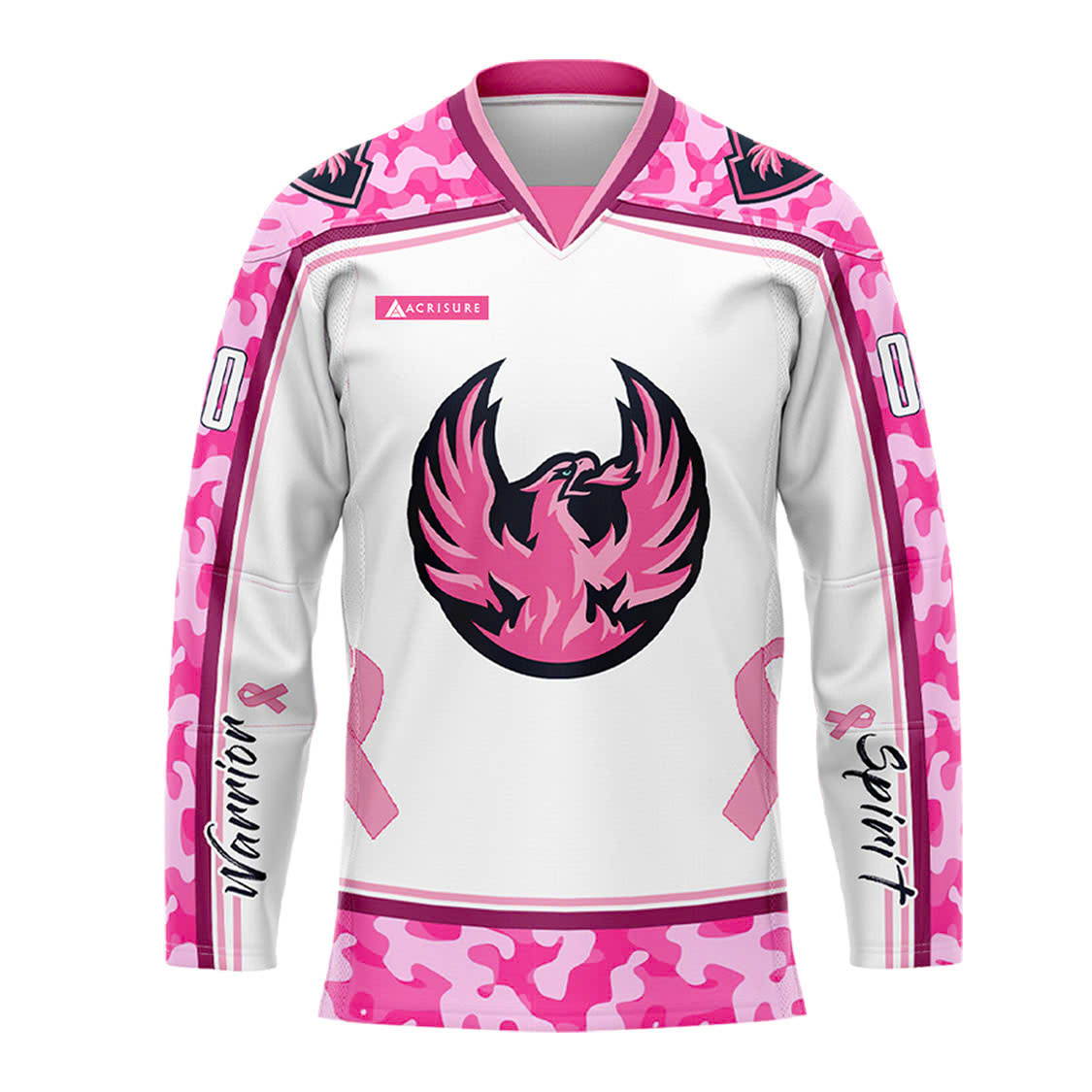 Coachella Valley Firebirds Pink in the Rink Jersey - Famjoys Coachella Valley Firebirds Pink in the Rink Jersey - Famjoys