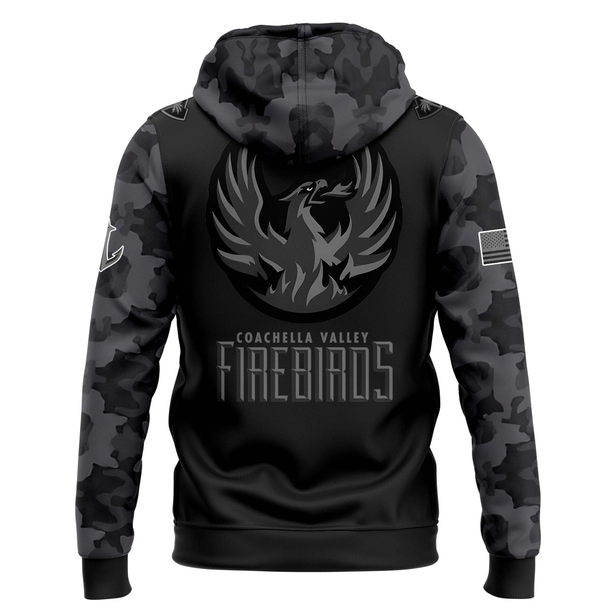 Coachella Valley Firebirds Stealth Fighter Military Hoodie - Famjoys Coachella Valley Firebirds Stealth Fighter Military Hoodie - Famjoys