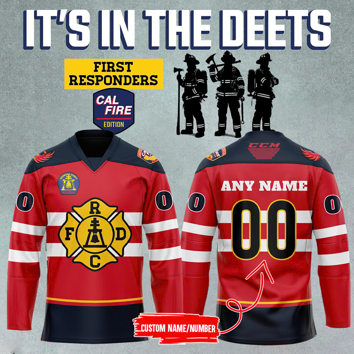Coachella Valley Firebirds x First Responders Jersey Auction - Famjoys Coachella Valley Firebirds x First Responders Jersey Auction - Famjoys